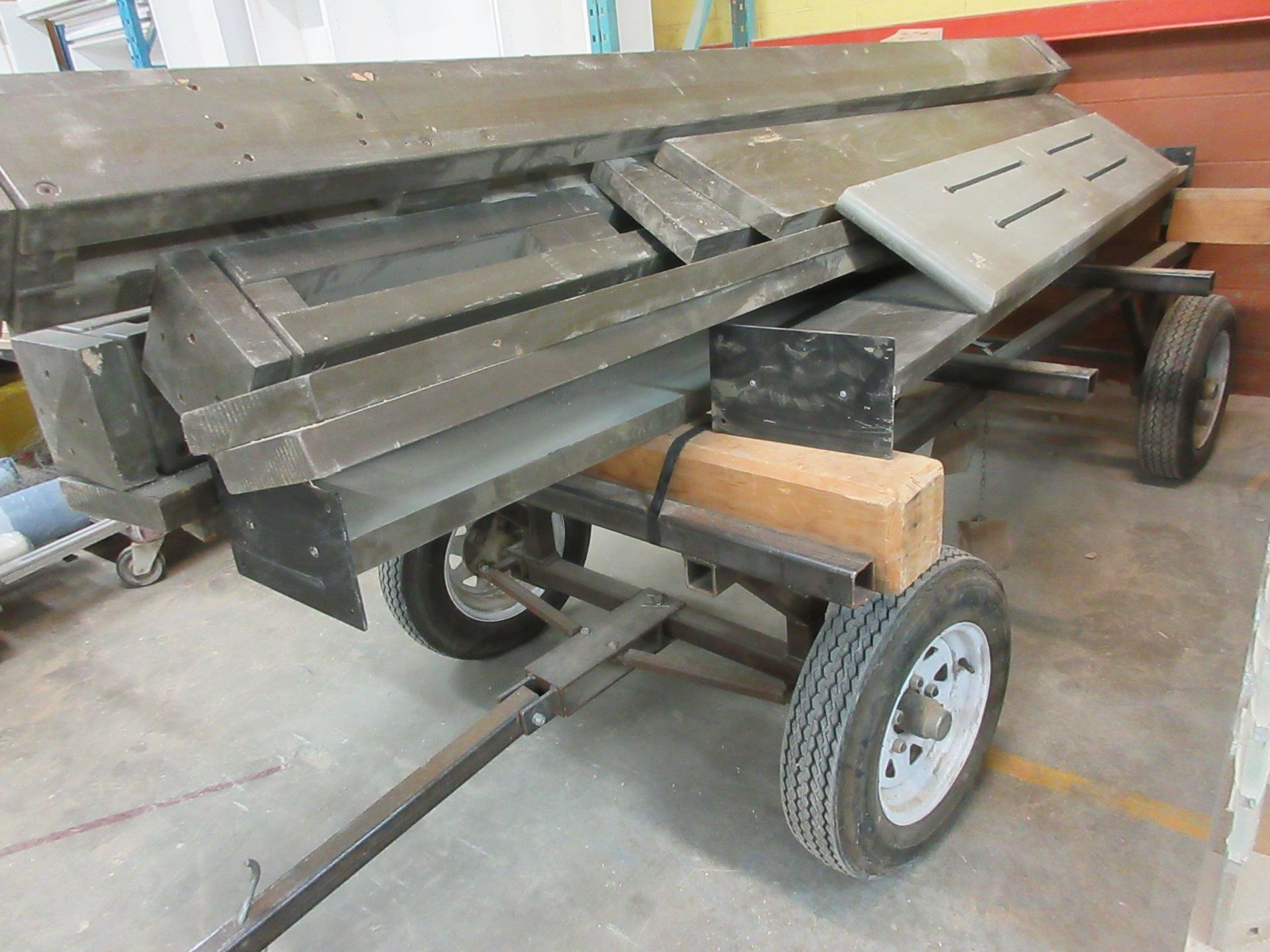 Mobile cart c/w handle 50" x 92" - Image 2 of 2