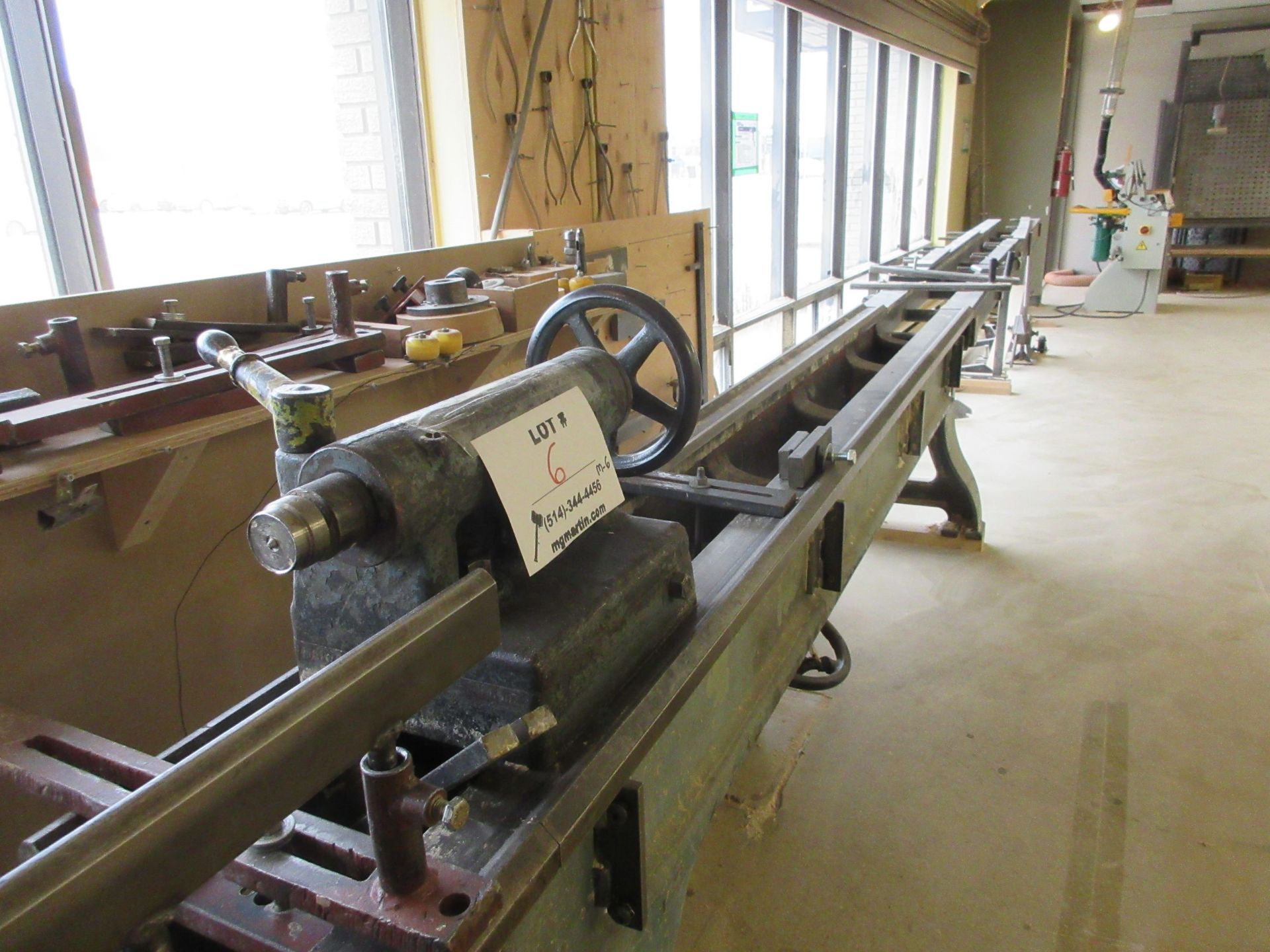 CMC 9ft lathe, Serie #12425 c/w extra 15ft extension, 5 HP, 600 volts - Image 5 of 10