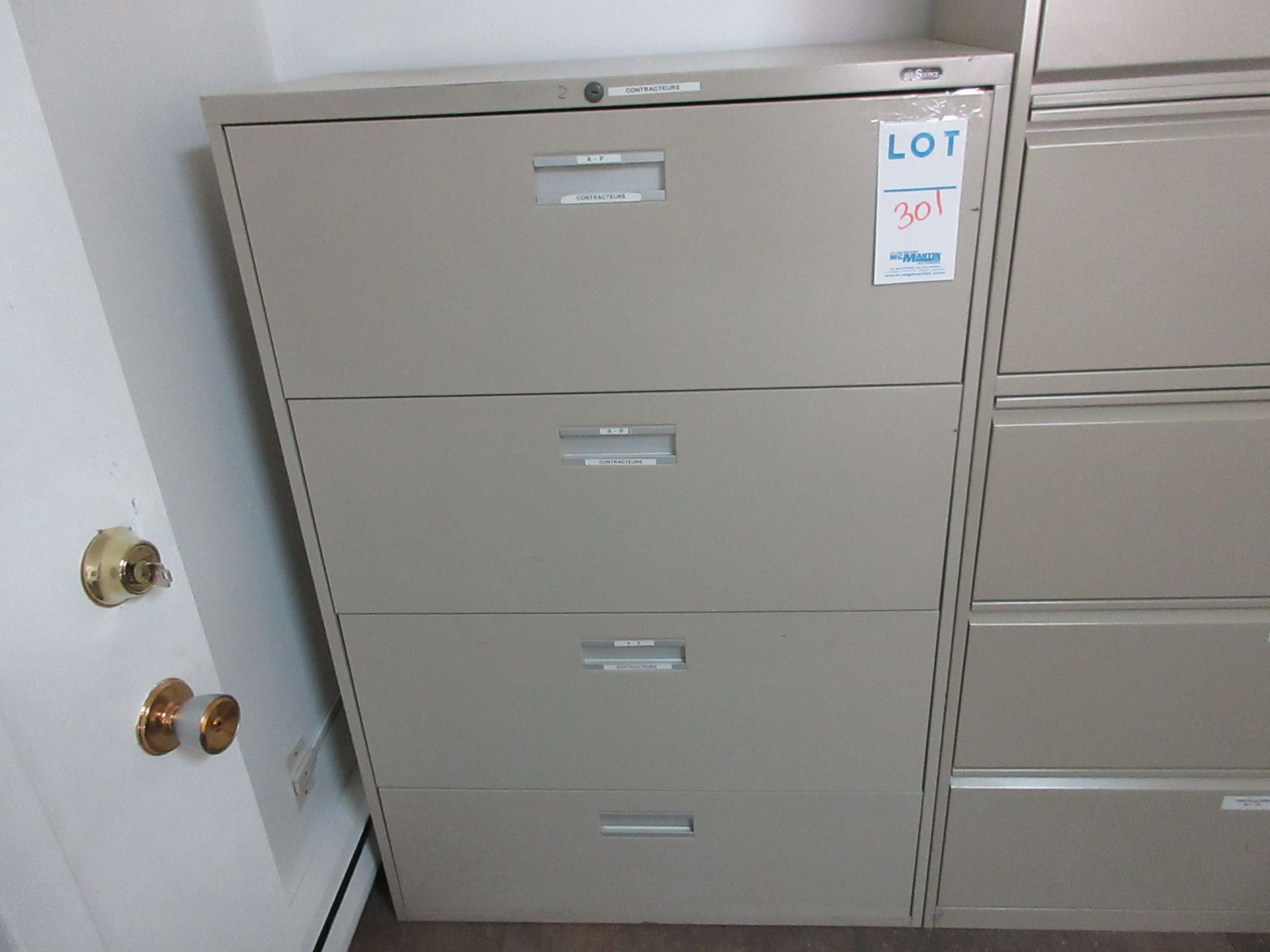 4 drawer lateral filing cabinet (2)