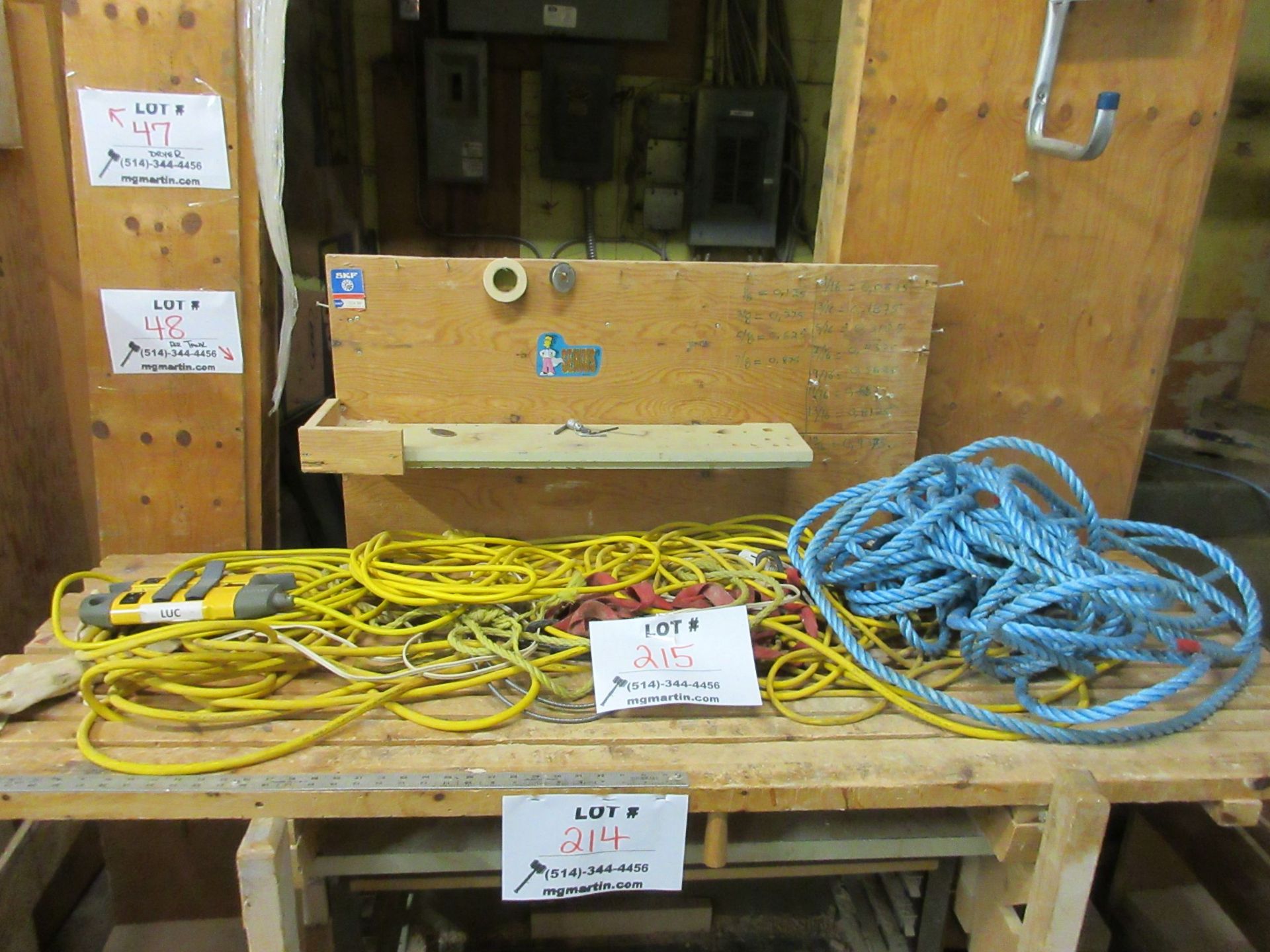 LOT assorted air hoses & electrical extensions - Image 2 of 2