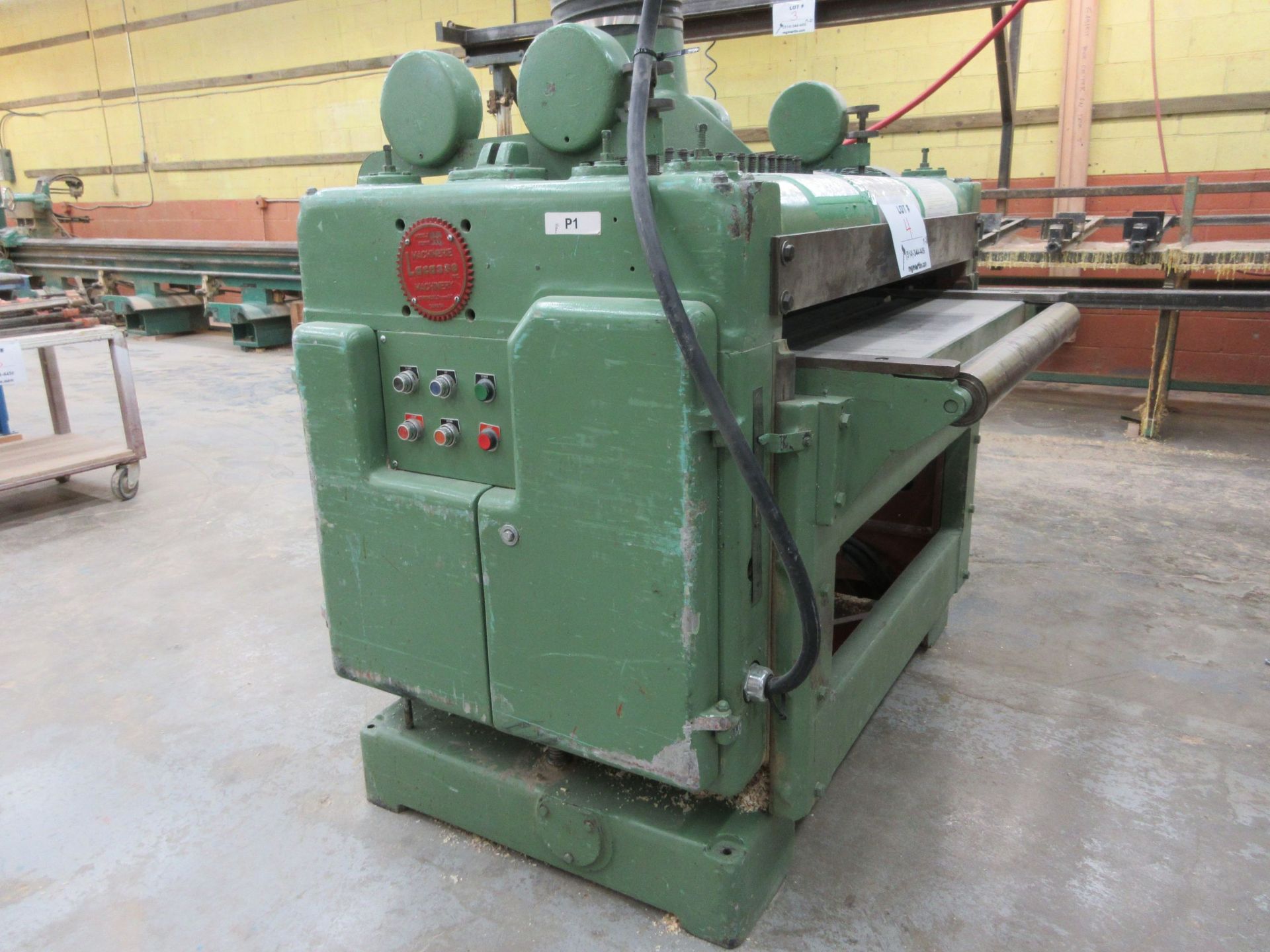 LACASSE 36" planer Mod:70, 30 HP, 600 volts - Image 2 of 7