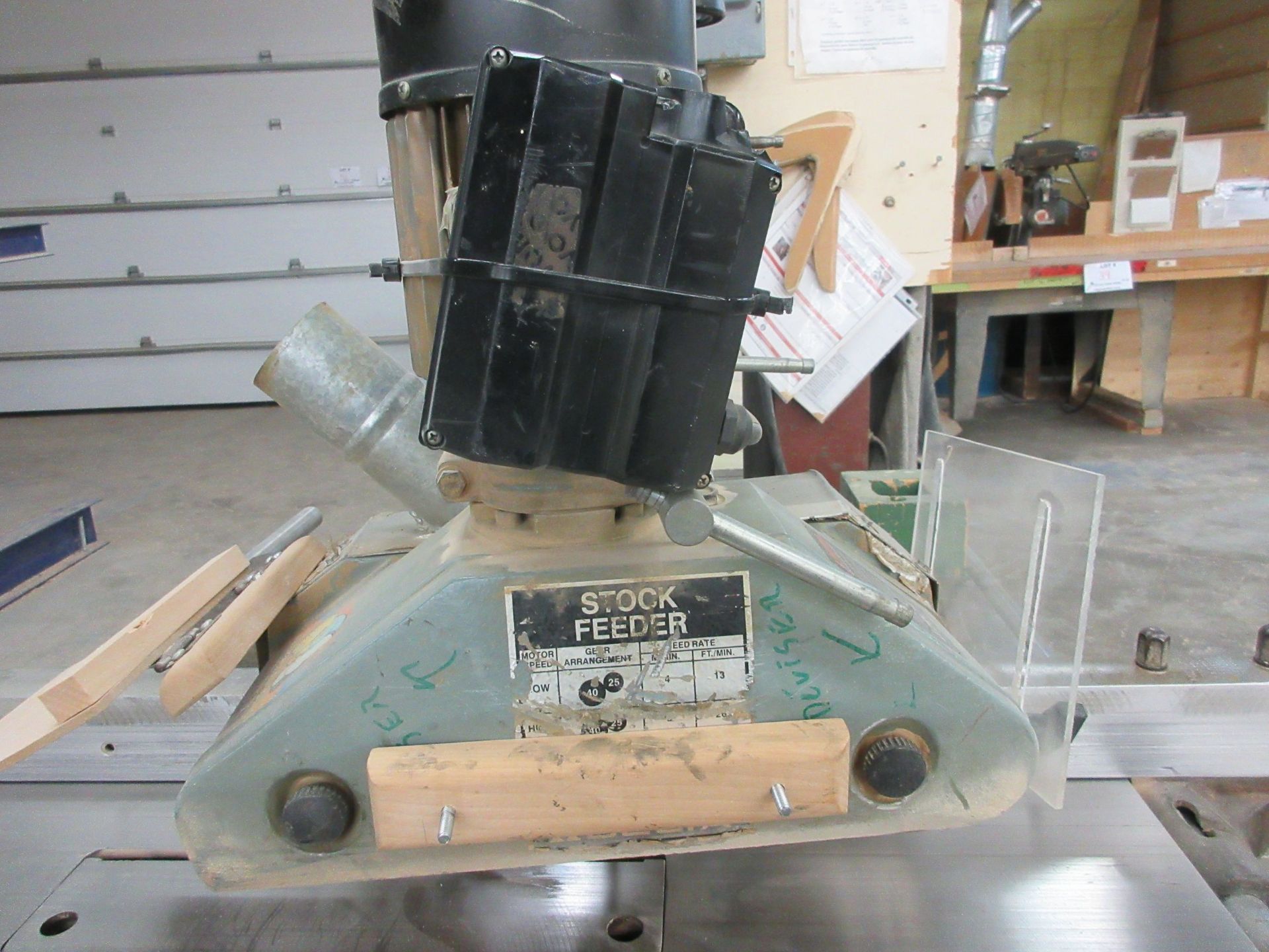 ROCKWELL table saw 14" c/w feeder, 600 volts - Image 2 of 5