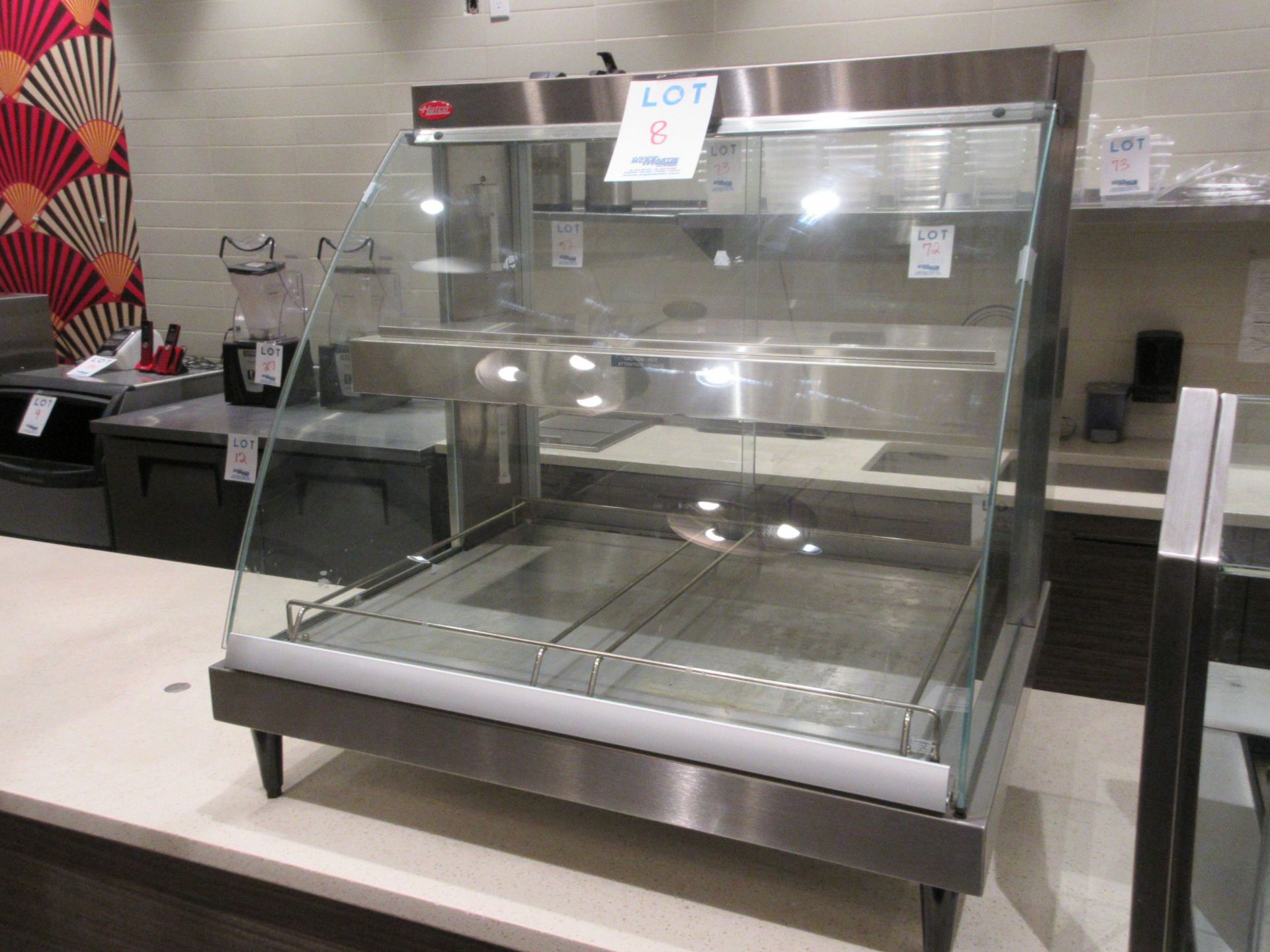 HATCO food warmer glass display unit, Mod: GRCD-2PD, serial # 3944171827, aprox 31"w x 26" d x 32" - Image 2 of 3