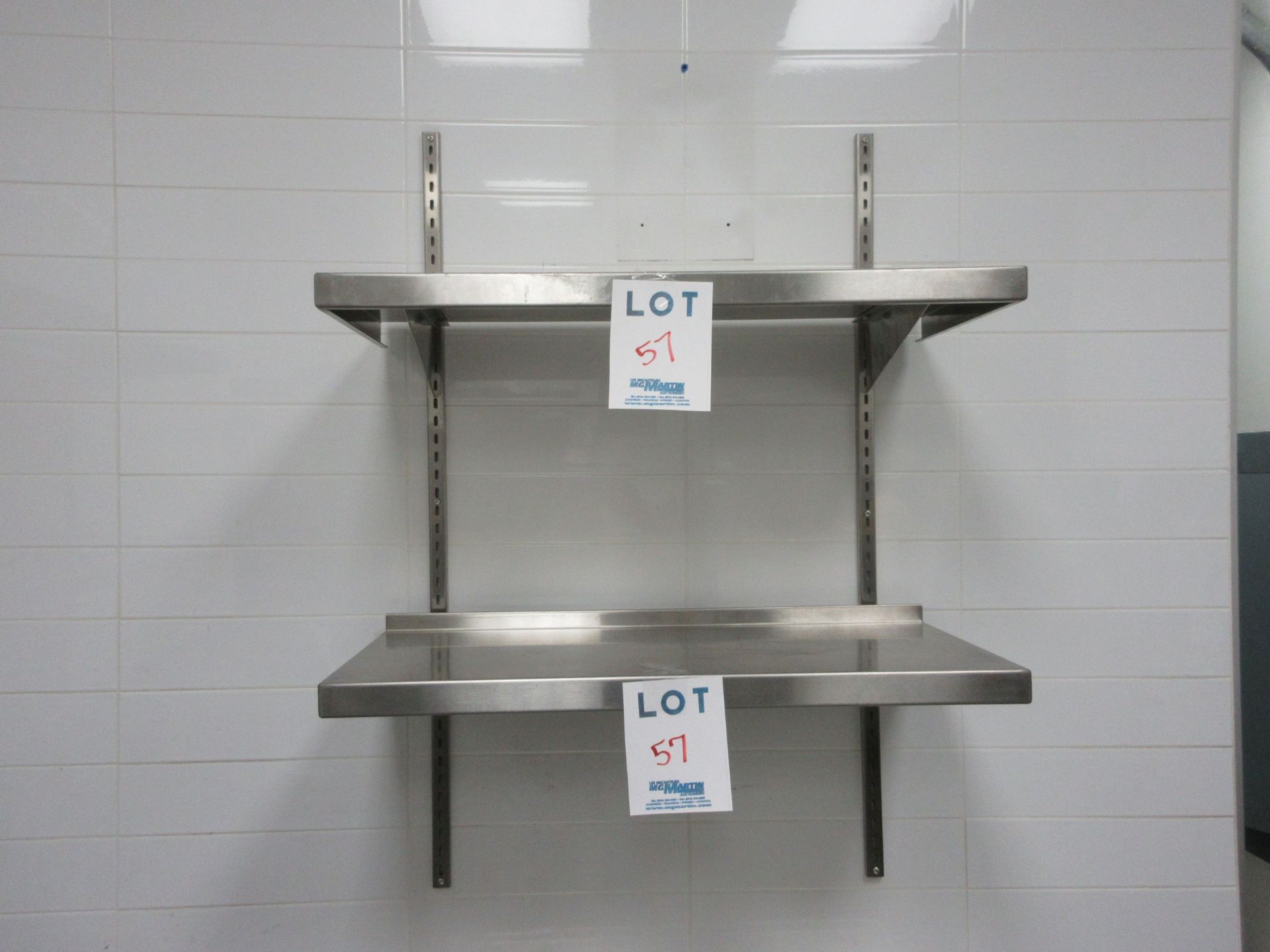 S/S shelves 30" x 15" (2)