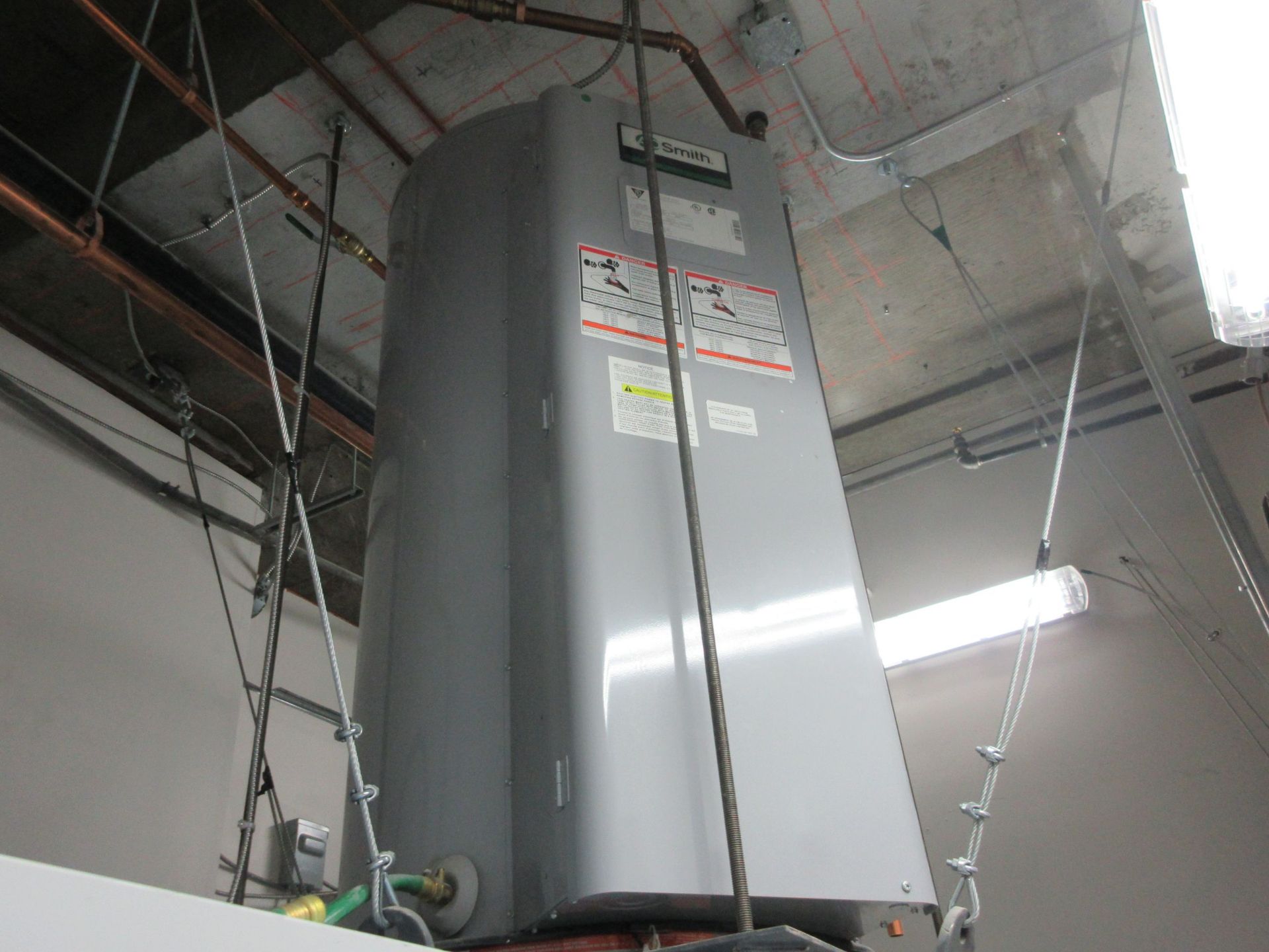 AO SMITH hot water tank, Mod: DRE-120, Power 13500, serial #11613F80009 ($5,000 ORIGINAL COST) - Image 2 of 3