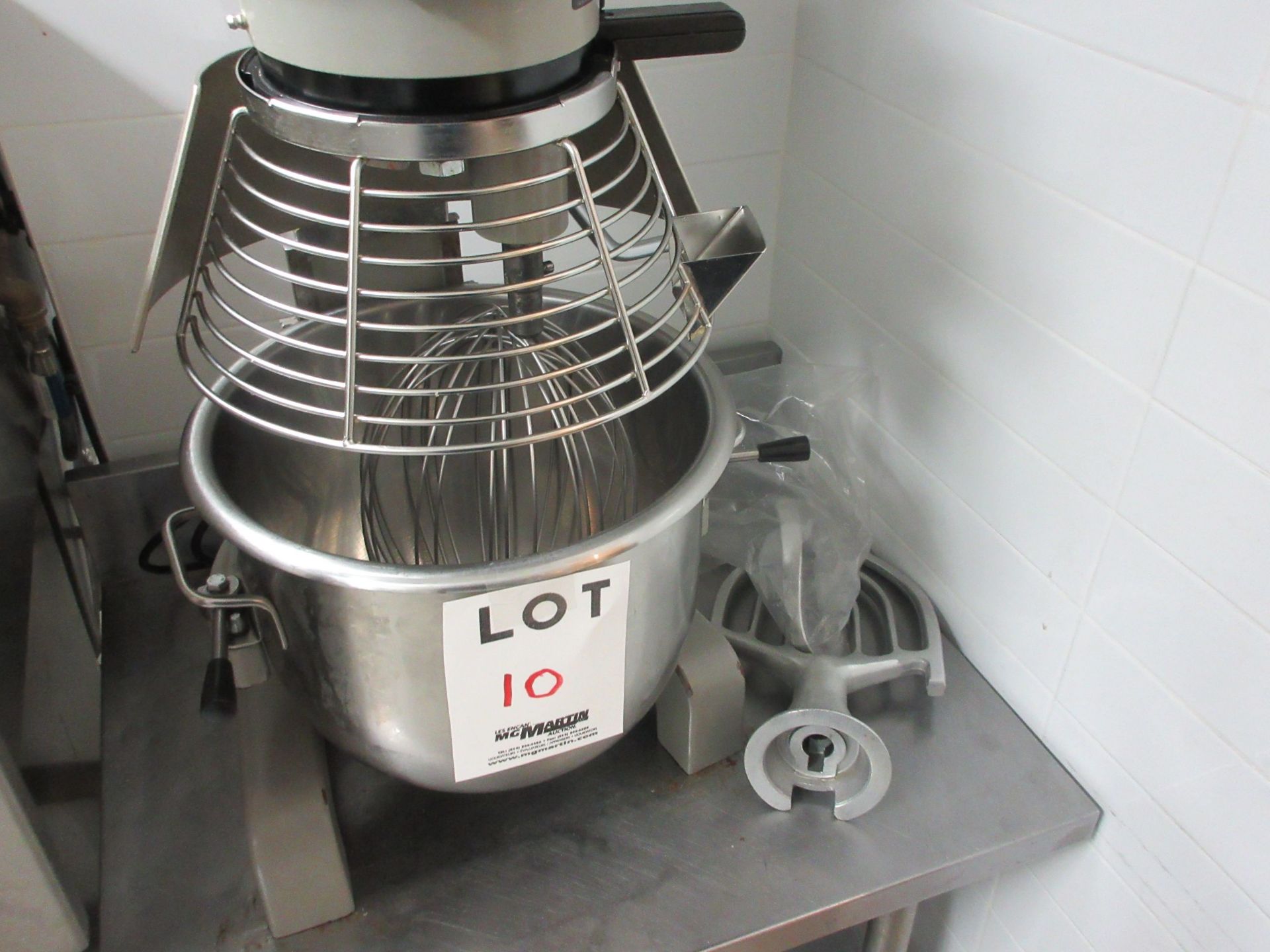 GLOBE mixer (20 qt), Mod: SPC20, serial # 82-10635, - Image 3 of 4