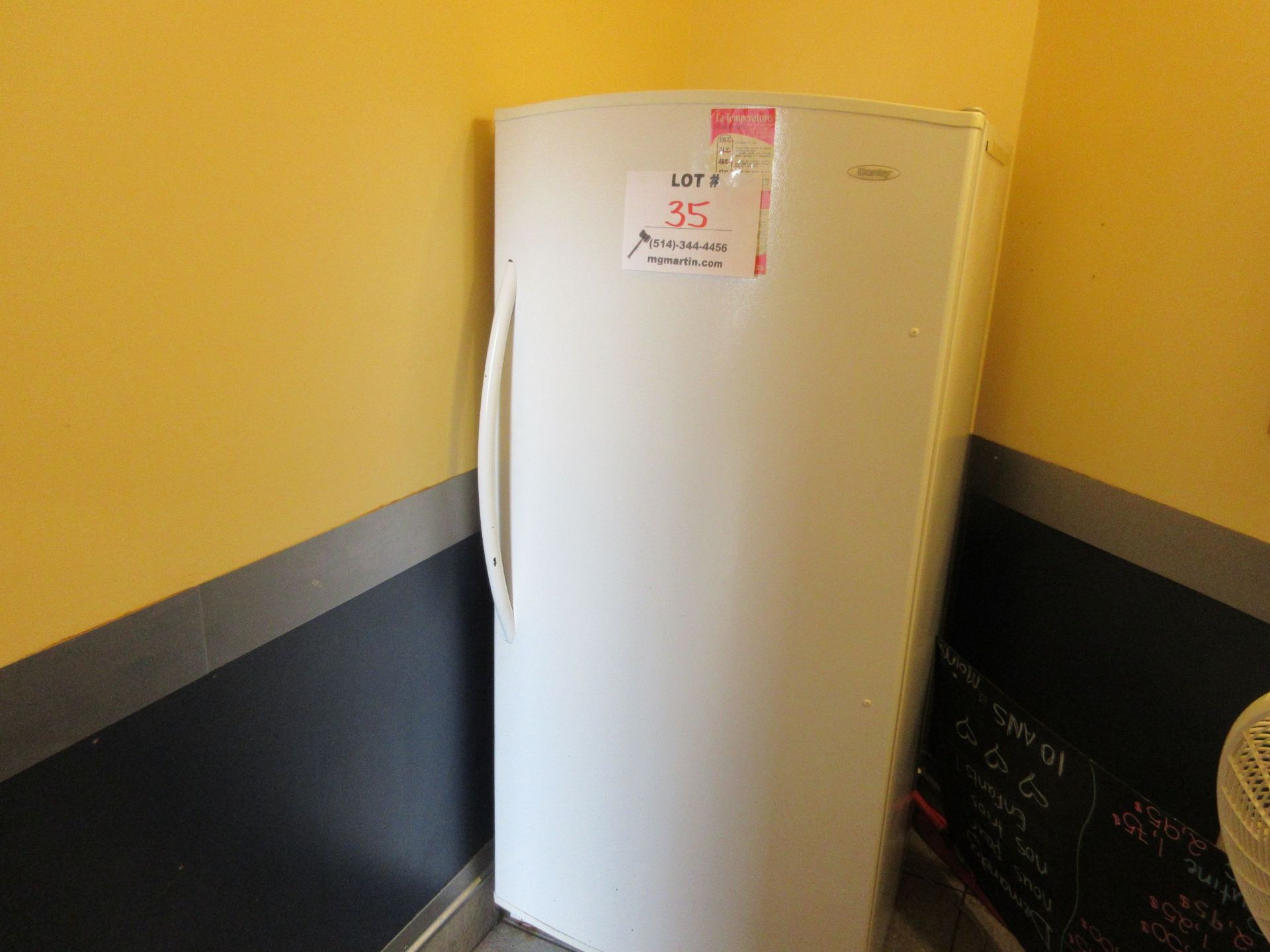 DANBY refrigerator (30"w x 27"d x 67"h)