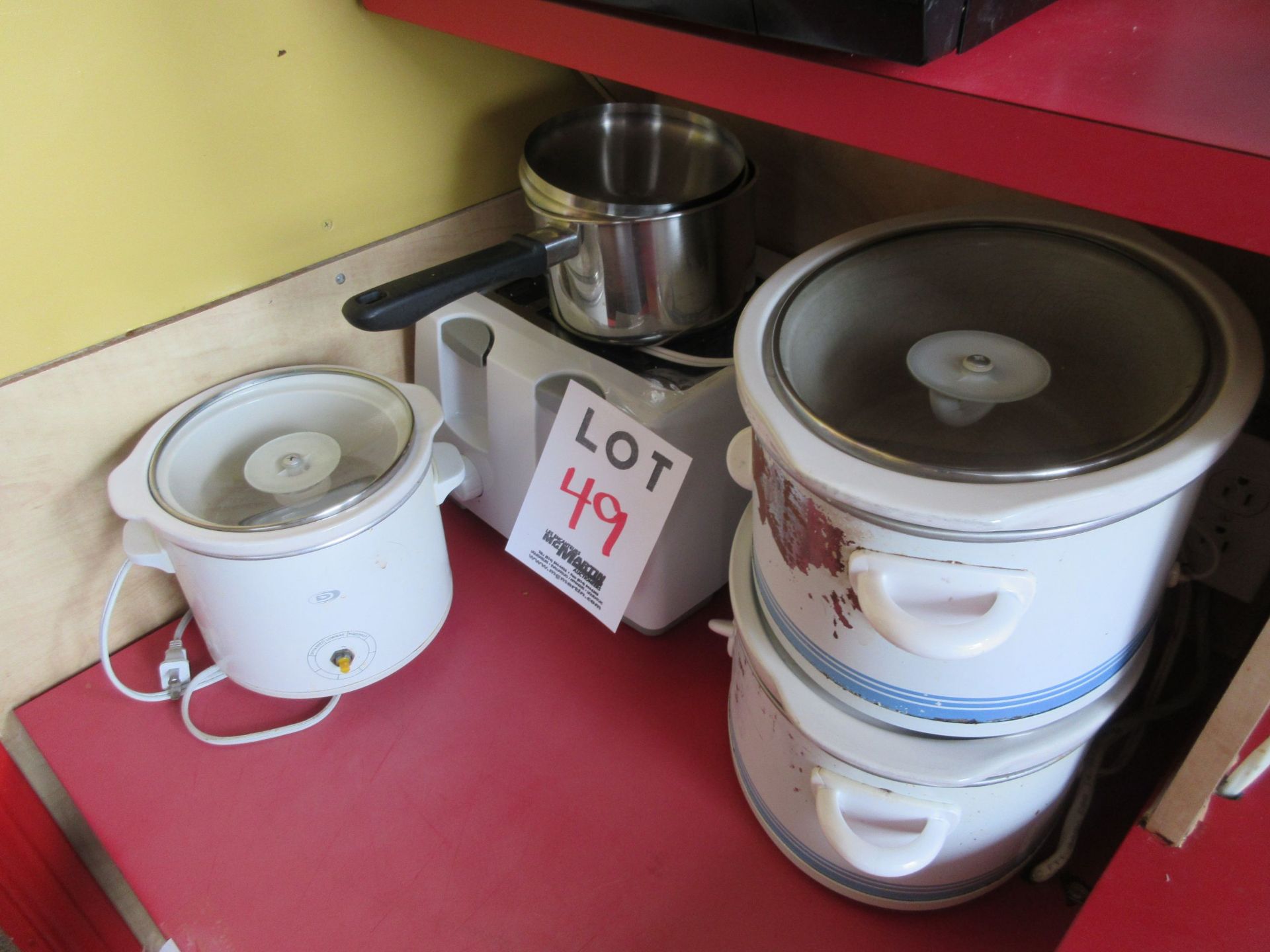 LOT including microwave oven, toaster, etc. - Image 3 of 3
