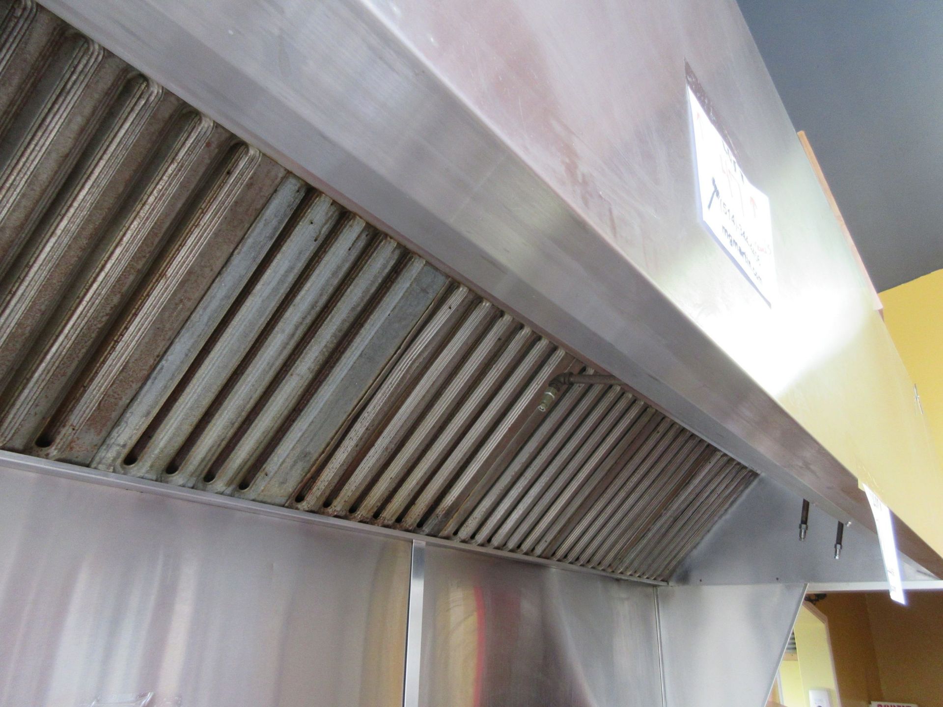 HCE ventilation hood c/w CO2 system (120"w x 42"d x 22"h) - Image 2 of 6