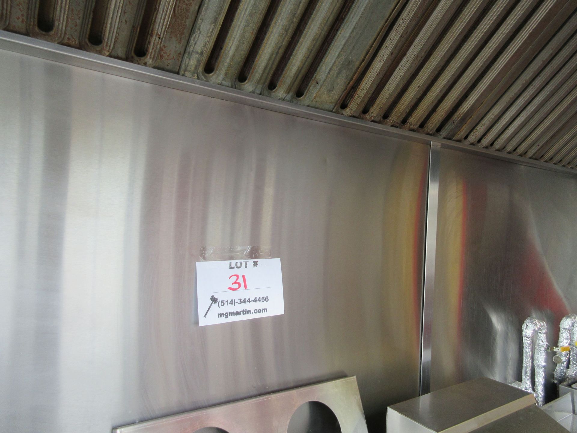 HCE ventilation hood c/w CO2 system (120"w x 42"d x 22"h) - Image 6 of 6