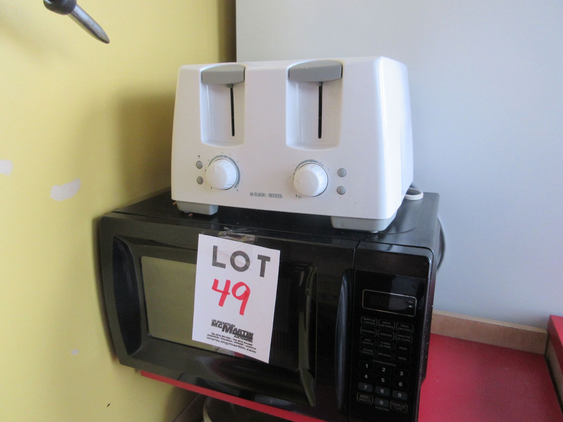 LOT including microwave oven, toaster, etc. - Image 2 of 3