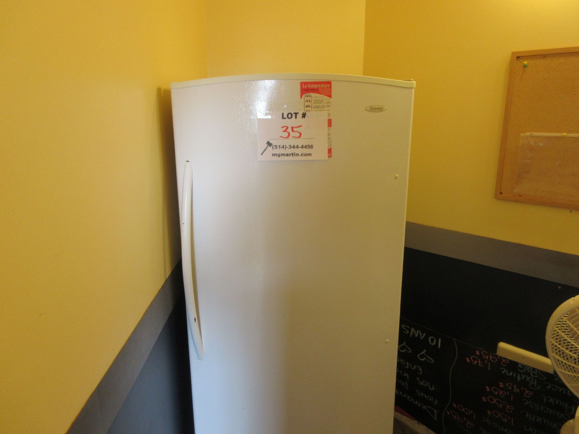 DANBY refrigerator (30"w x 27"d x 67"h) - Image 2 of 3