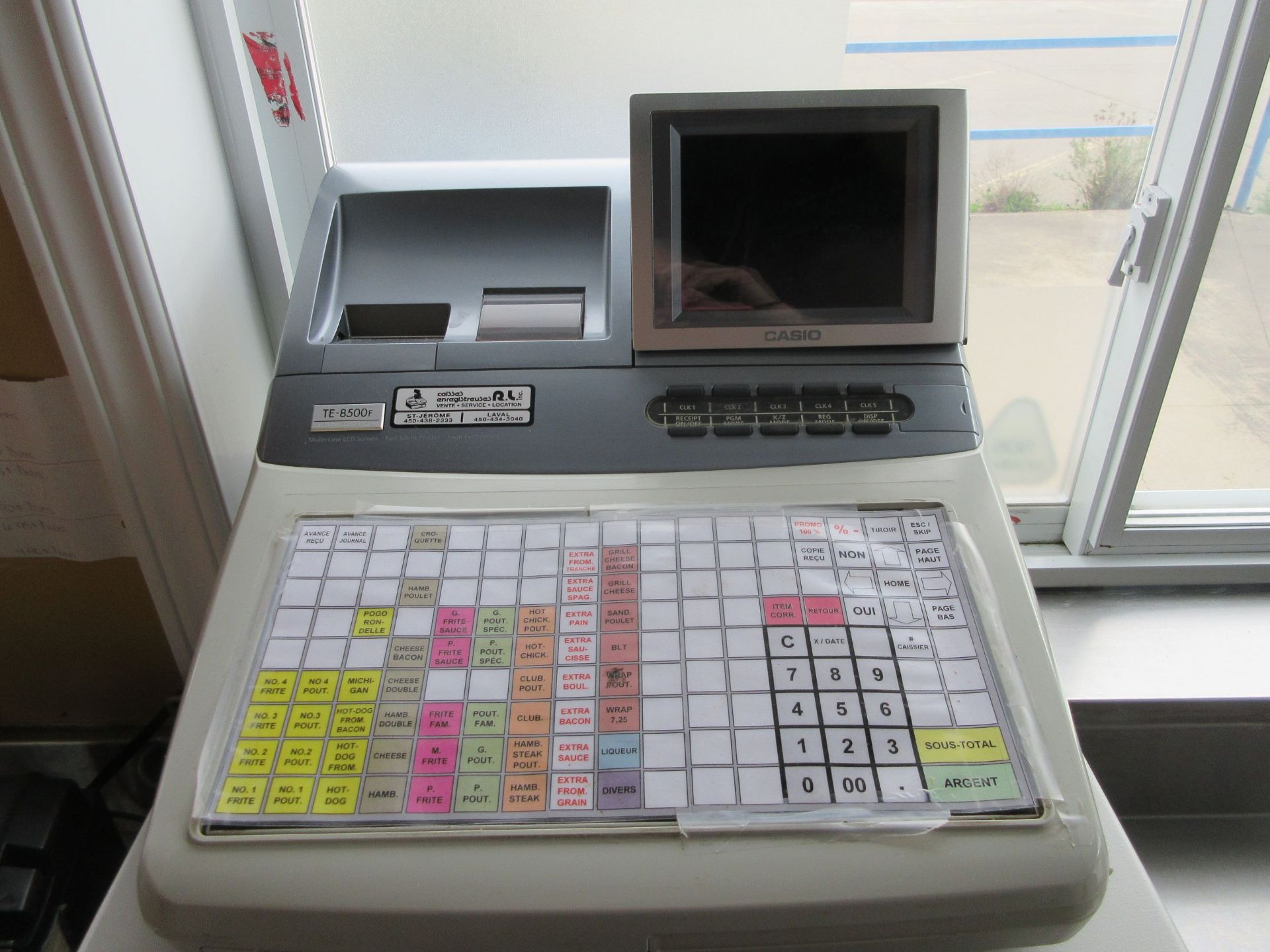 CASIO TE-8500F electronic cash register - Image 3 of 3