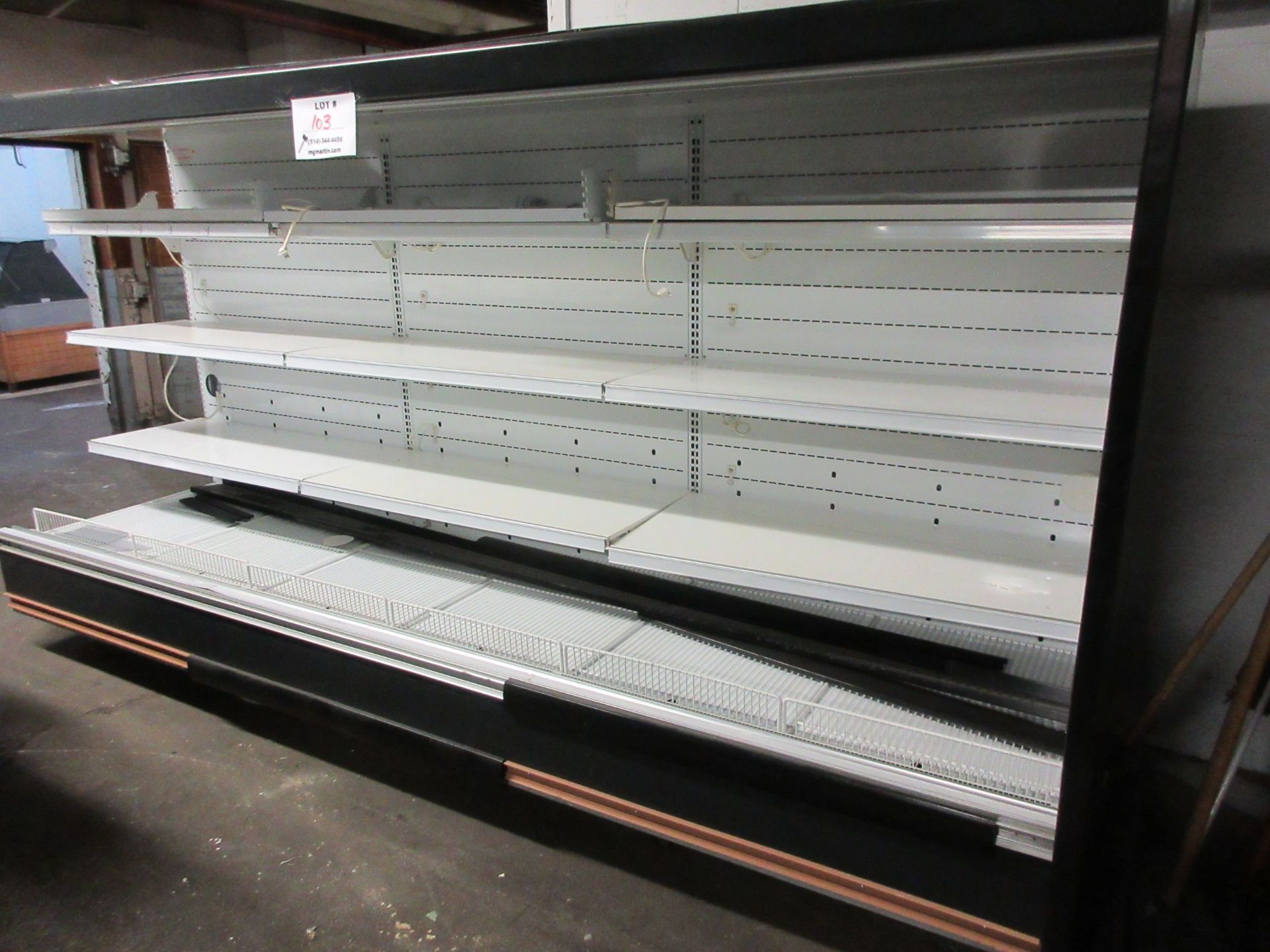 ARNEG open refrigerated unit model: PL05-2 12' without compressor aprox. 12ft w x 79"h x 43"d - Image 2 of 3