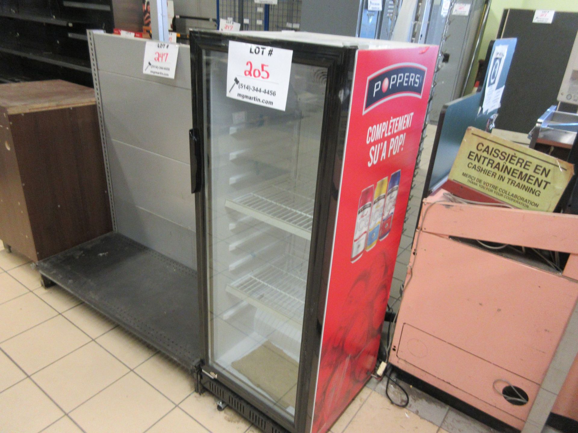 Soft drink refrigerator, aprox. 21"w x 23"d x 57"h - Image 2 of 2