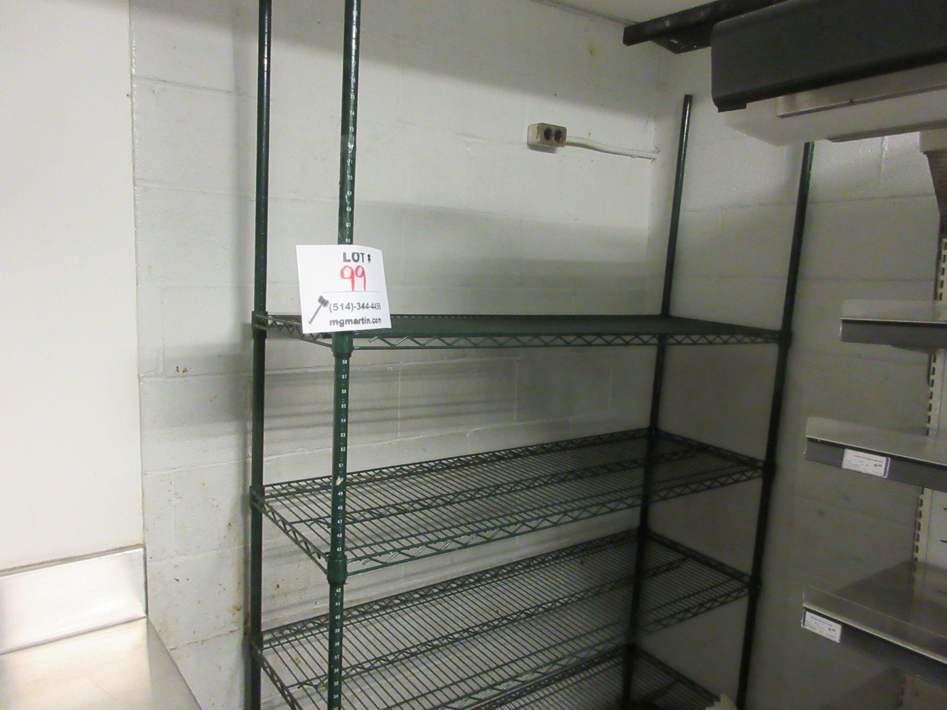 Shelving unit aprox. 53"w x 18"d x 87"h - Image 2 of 2