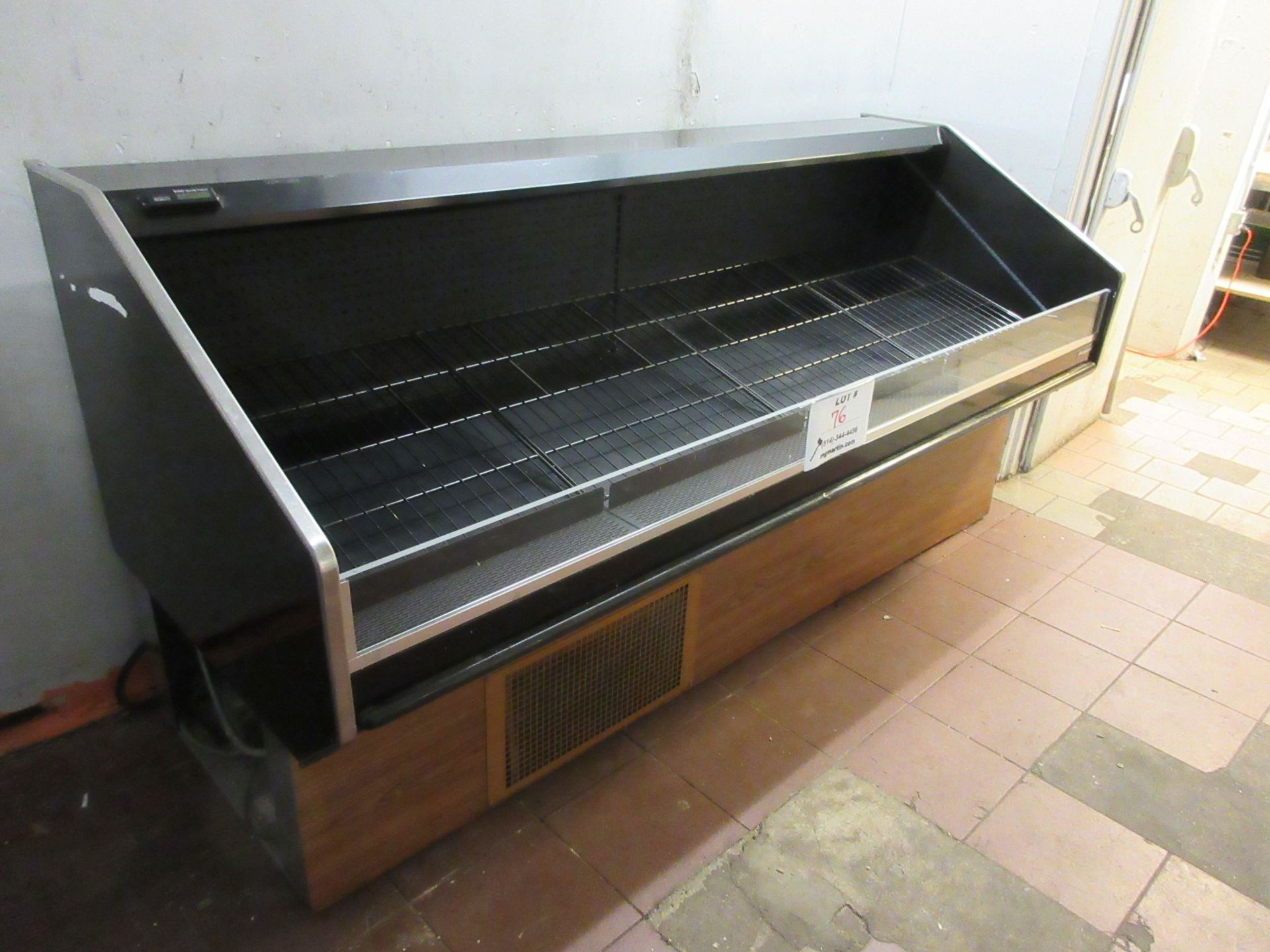 Open refrigerated unit without compressor 8ft w x 37" d x 46 1/2" h - Image 2 of 2