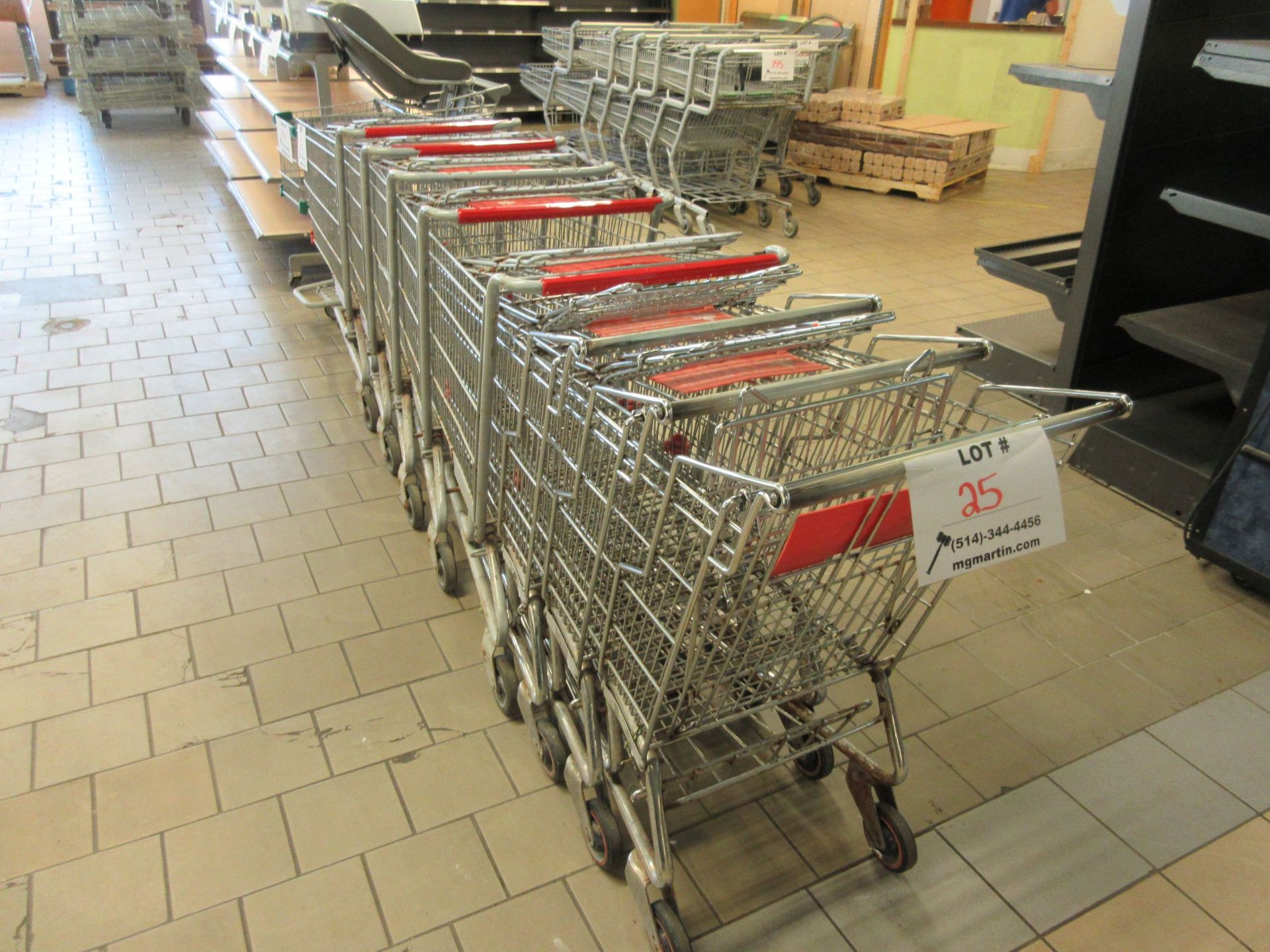 Shopping carts (9) - Image 2 of 2