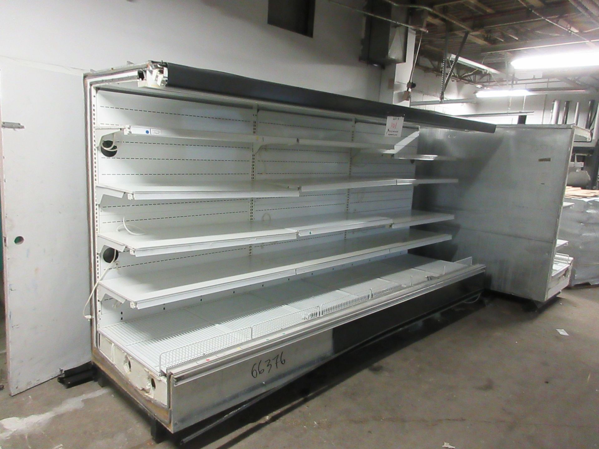 ARNEG open refrigerated unit model: PL05-2 12' without compressor aprox. 12ft w x 79"h x 43"d