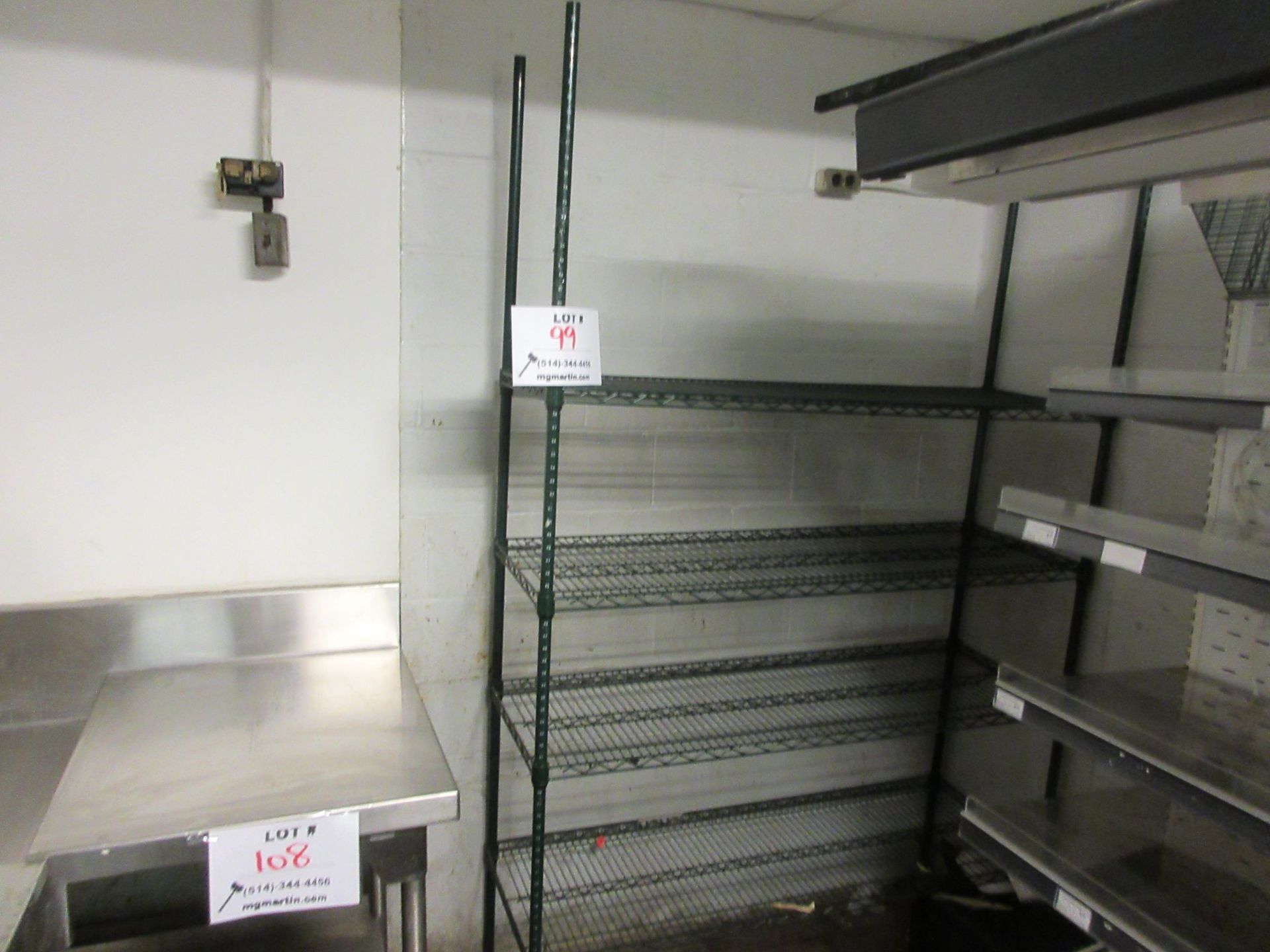 Shelving unit aprox. 53"w x 18"d x 87"h