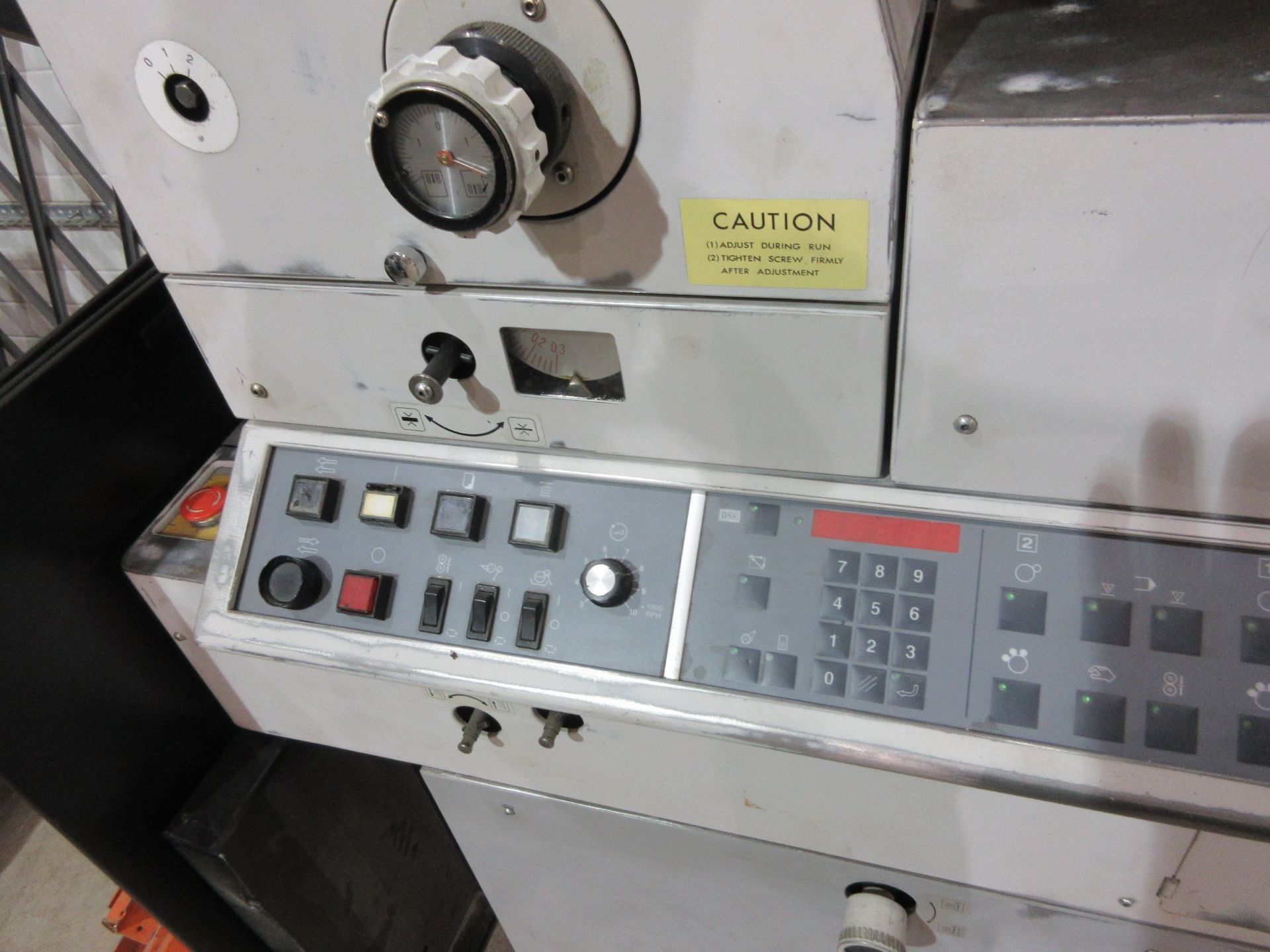 HAMADA TRUE (2) color offset press (mod: H234A) (FOR PARTS ONLY) - Image 4 of 6