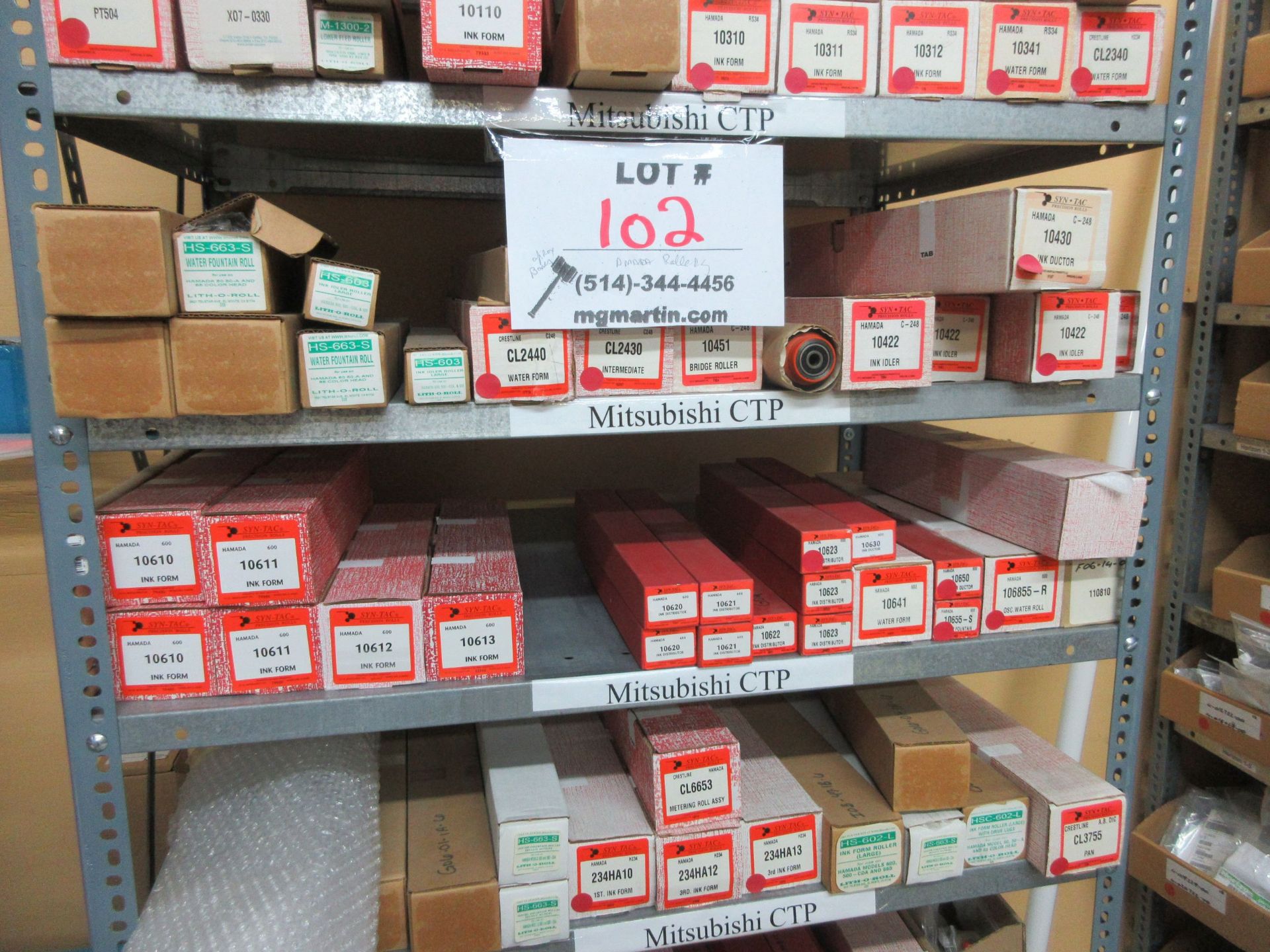 LOT Including boxes of assorted rollers for HAMADA (approx. Qty 100 boxes) - Image 4 of 6