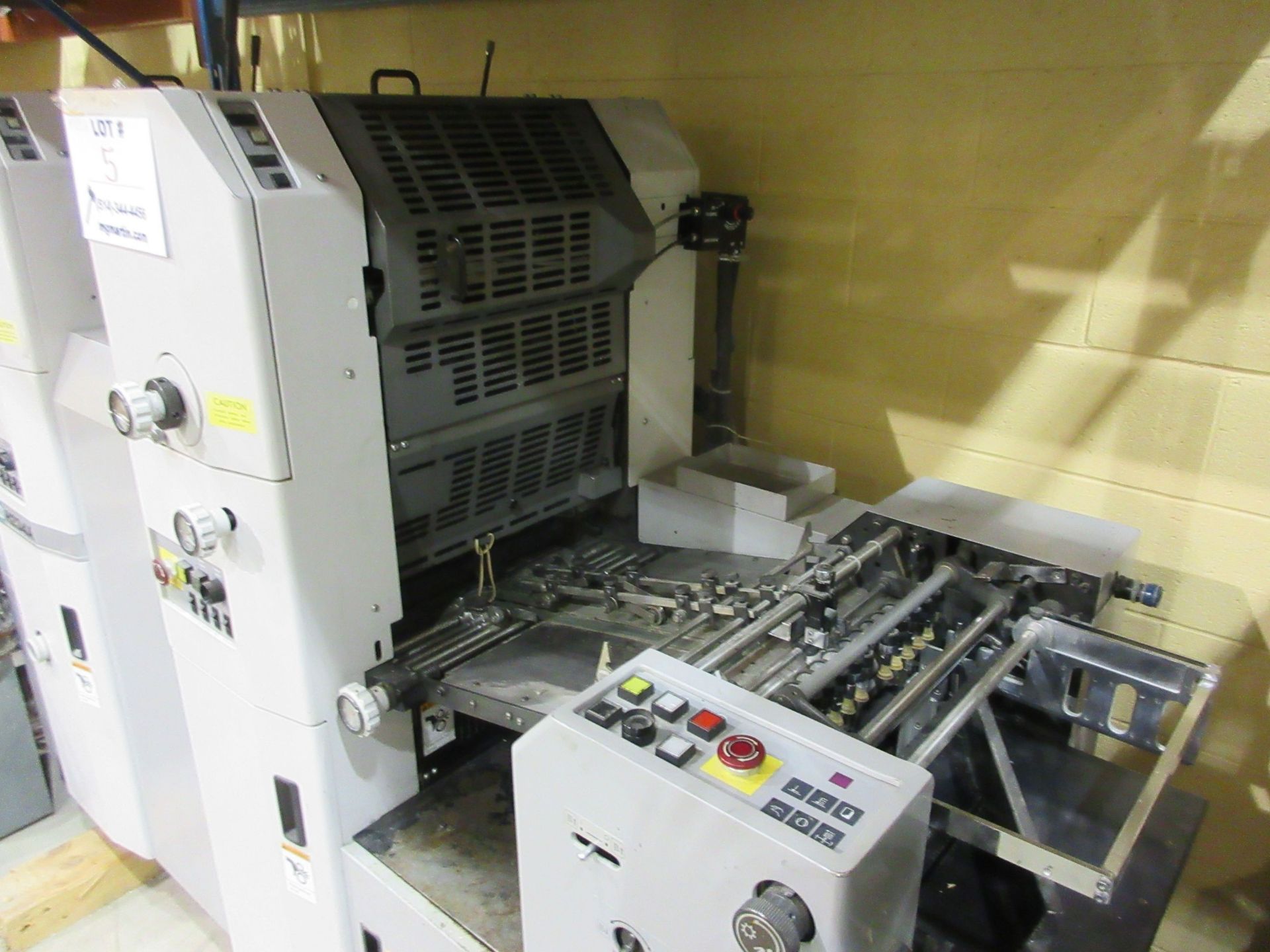 HAMADA (2) color offset printing press c/w chiller (mod: H23 4A TRUE ) - Image 3 of 8