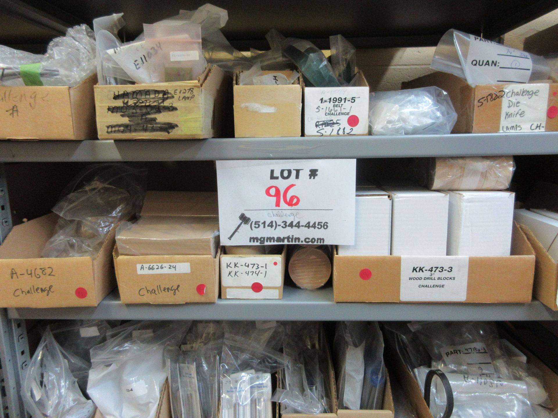 LOT Including boxes of assorted consumable parts for CHALLENGE (paper drills, cutting sticks, wooden - Image 5 of 6