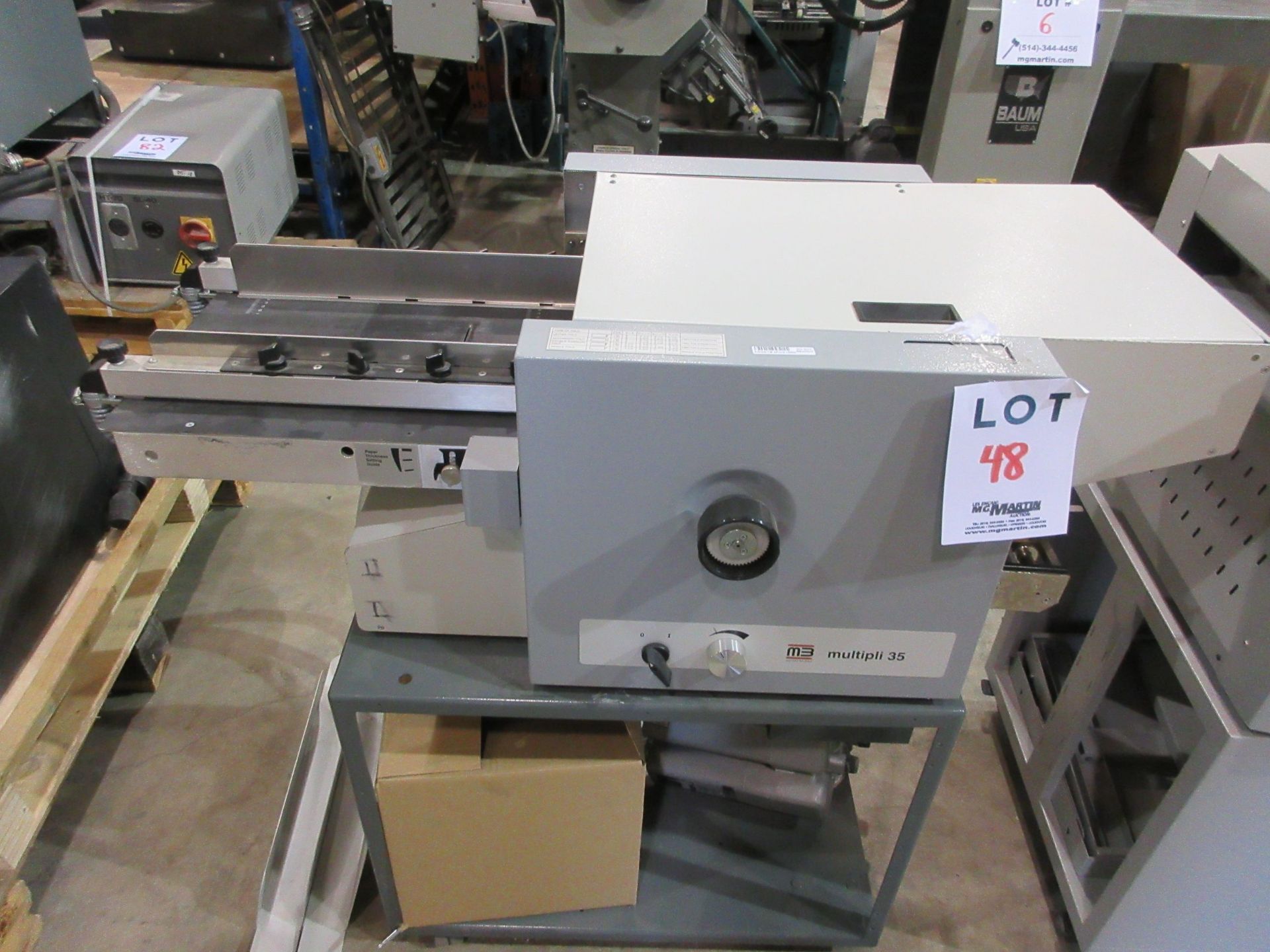 MB folding machine (mod: multipli 35)