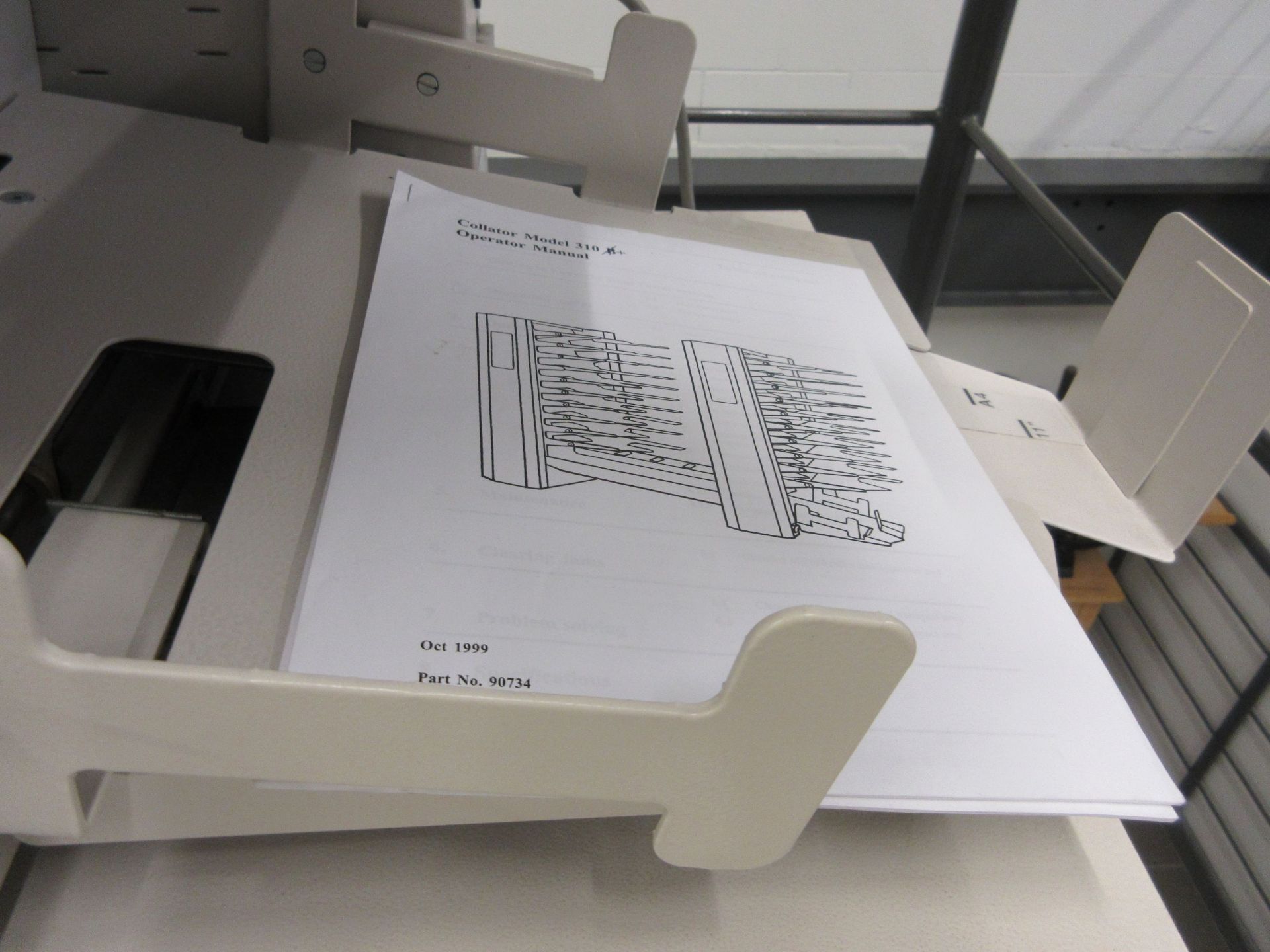 ISP stitch & fold booklet maker c/w trimmer (mod:B2000) & PLOCMATIC 310+ friction collar pro (10) - Image 6 of 9