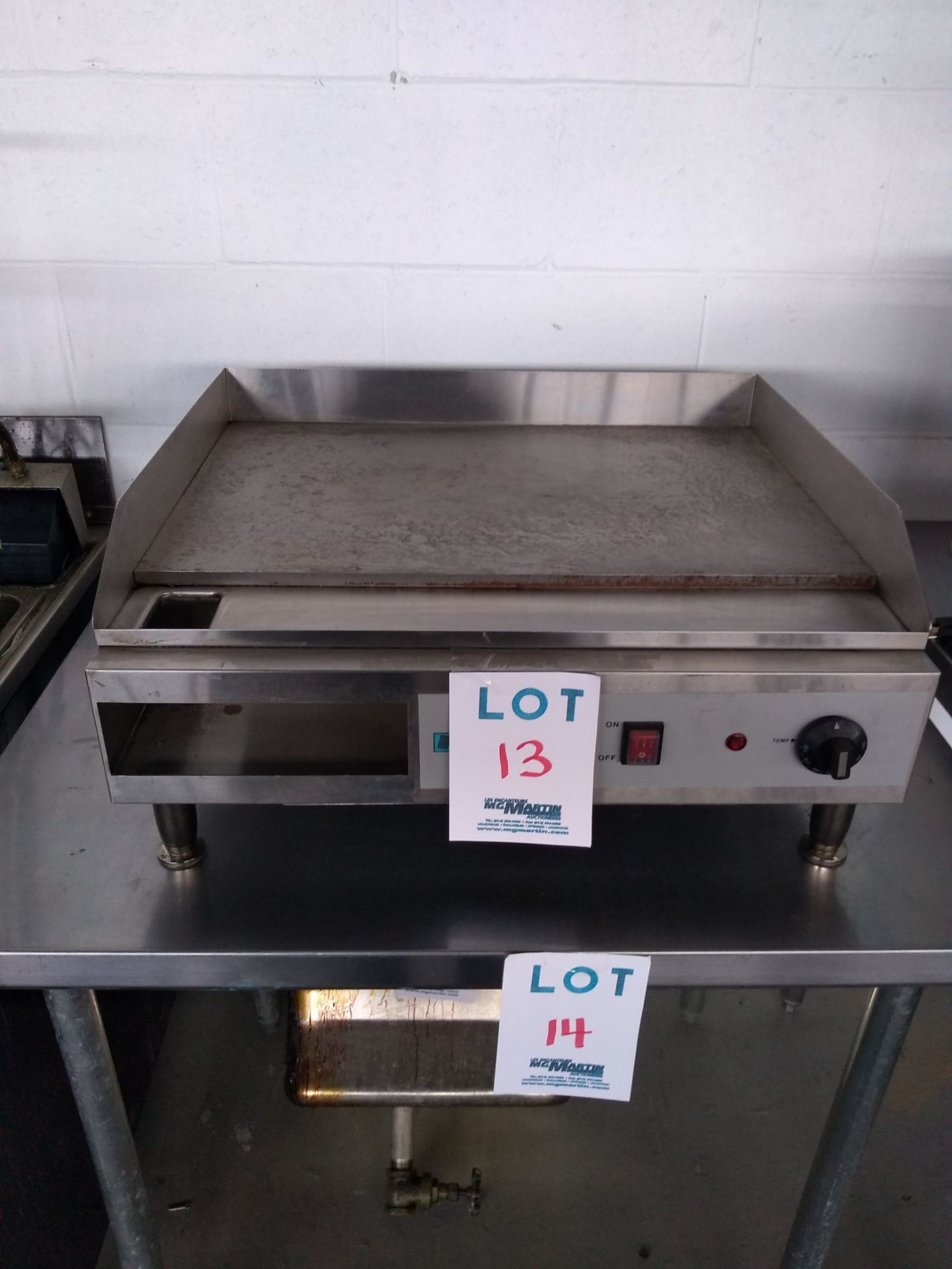 EURODIB 24” Electric Griddle. (Mod: SFE04900). Approx. (24”w x 21”d x 11”h) - Image 3 of 3