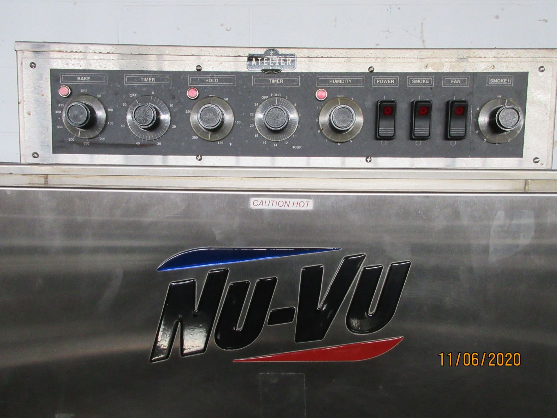 NU-VU (2) door smoker (mod: SMOKE 13) 240V, 1HP, 60Hz, 20.5A, approx. 28"w x 36"d x 74"h - Image 2 of 5