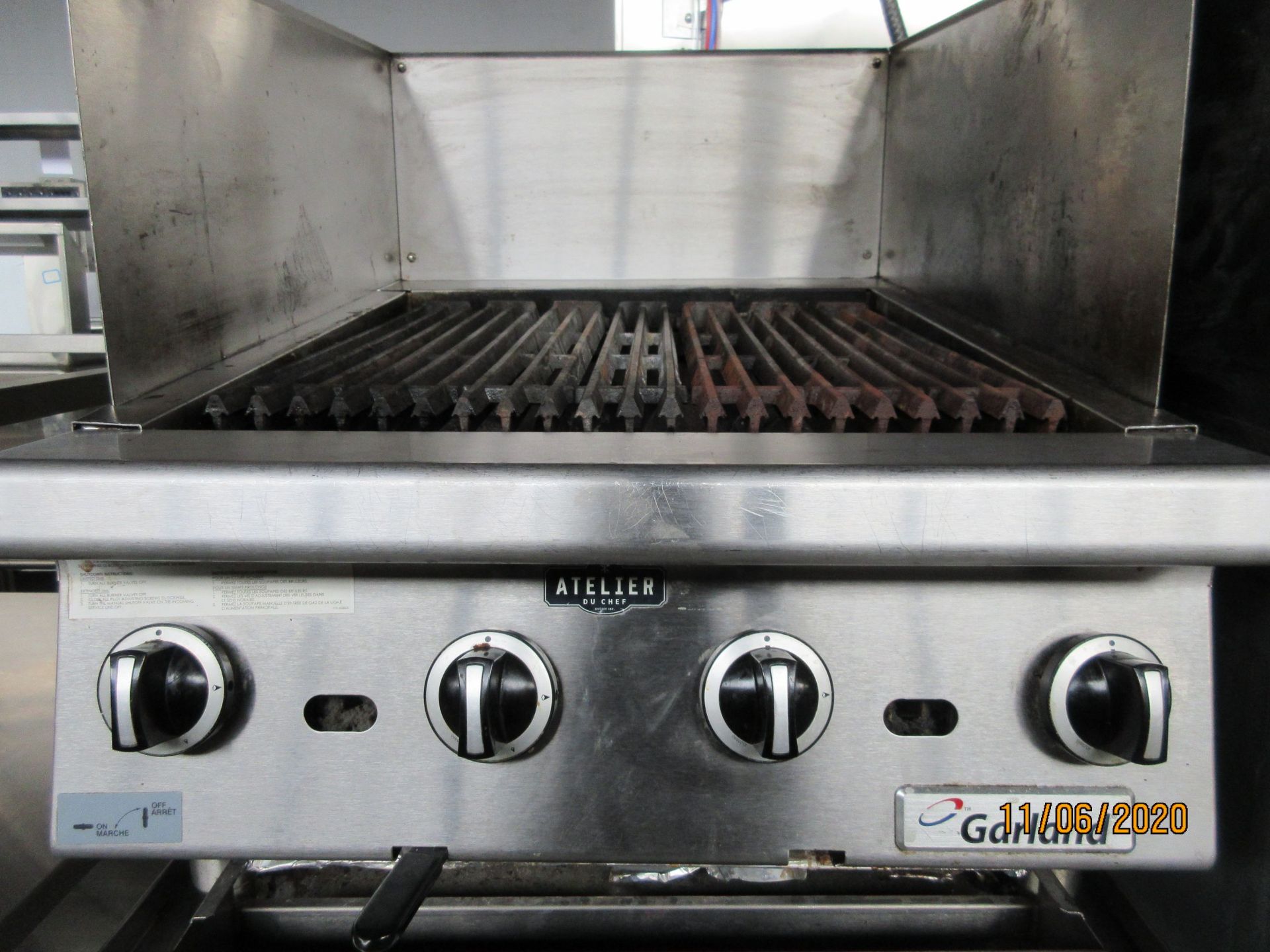 LOT Including GARLAND (4) burner grill (approx. 24"w x 32"d x 24"h) & THORINOX s/s table (approx. - Image 2 of 4