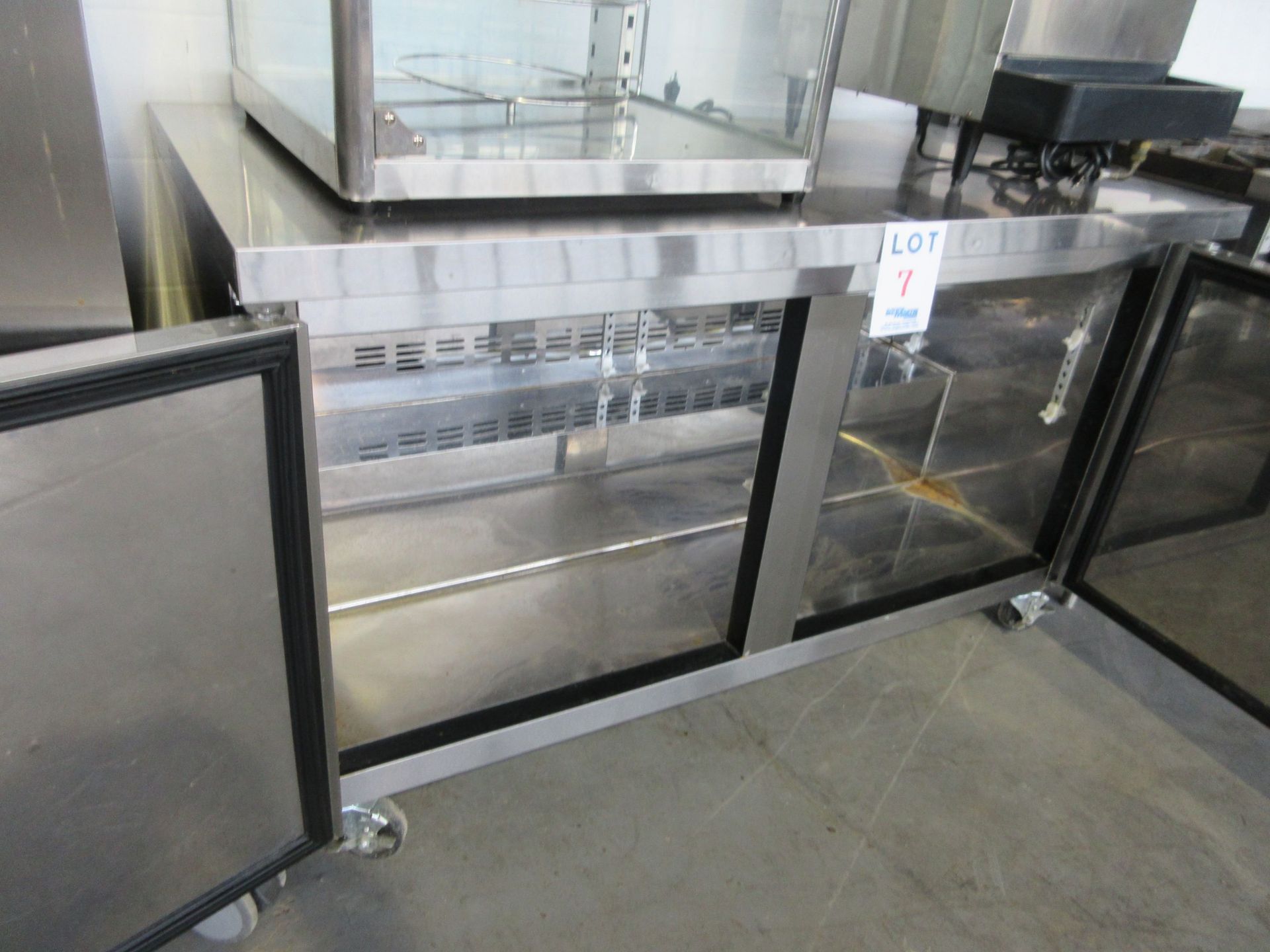 KOOL-IT (2) DOOR S/S under-counter refrigerator. (Mod:KUCR-60-2). Approx. (60”w x 30”d x 36"h) - Image 2 of 2