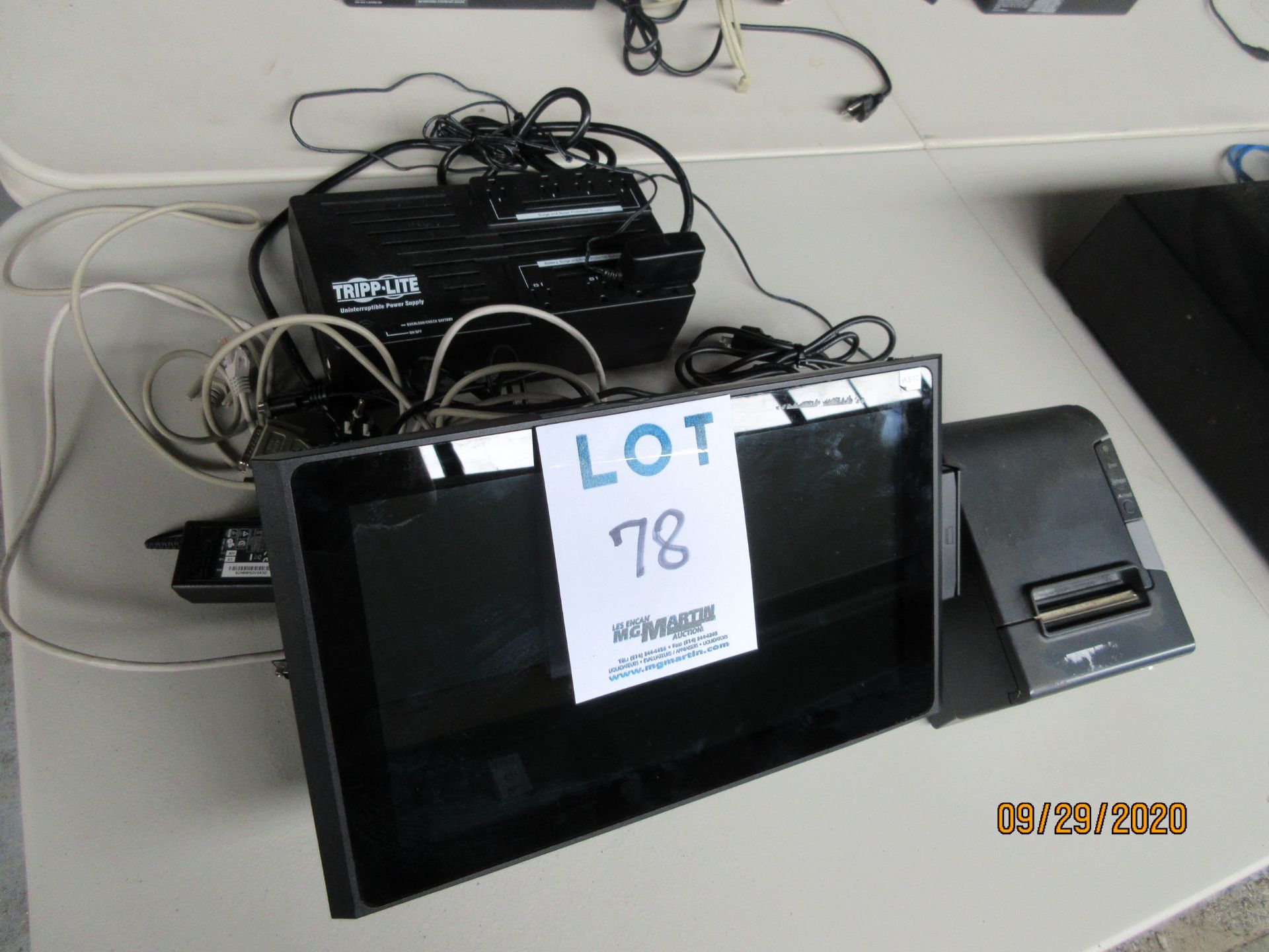 LOT Including TOUCH DYNAMIC 14 POS system (mod: SC13530738), EPSON receipt printer (mod: M244A) & - Image 2 of 2