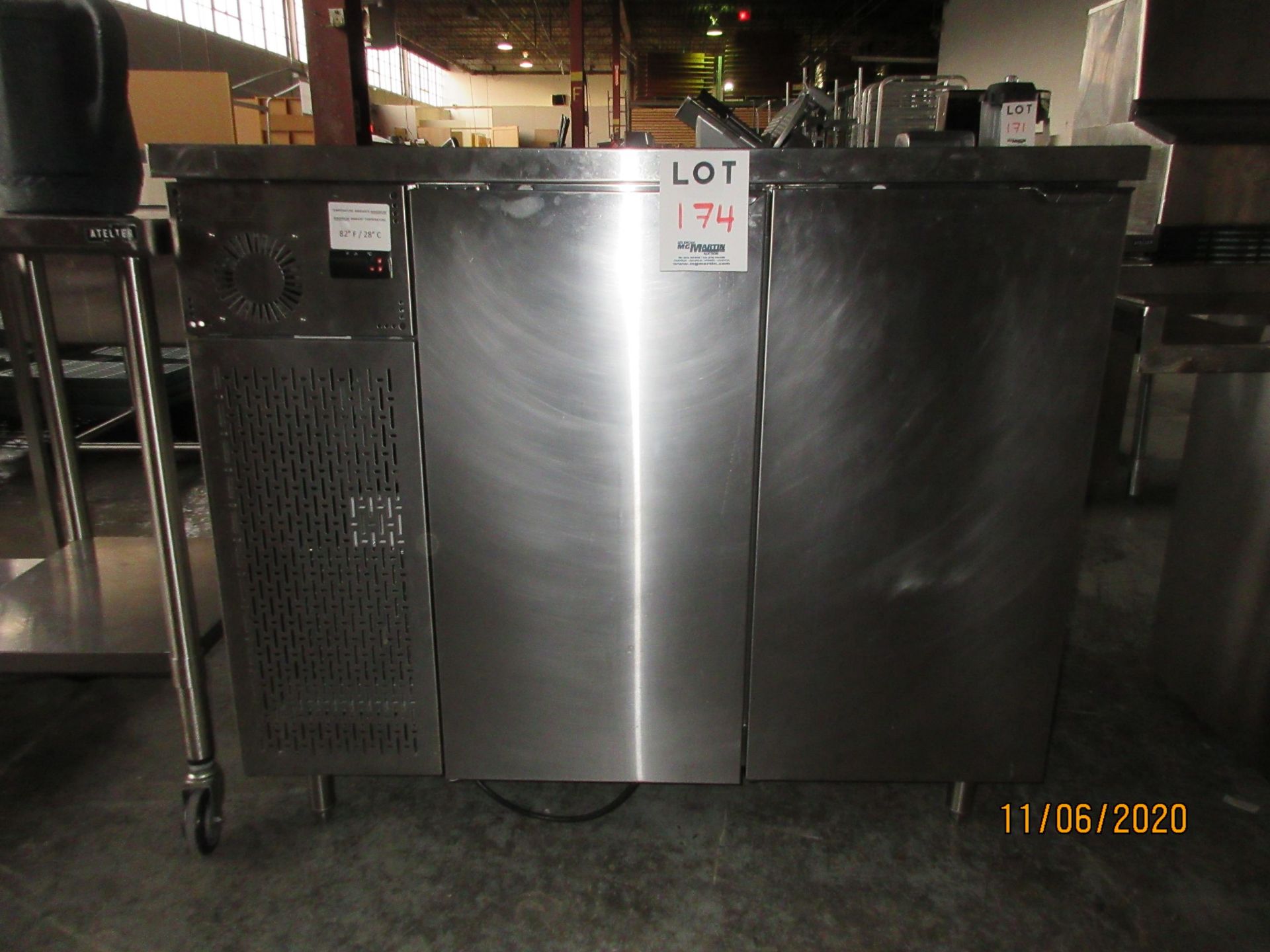 INTERTEK refrigerator unit (mod: RBCI-48-30), 120V,7A w/ built in compressor (7.2 Fla, 32.7 LRA)