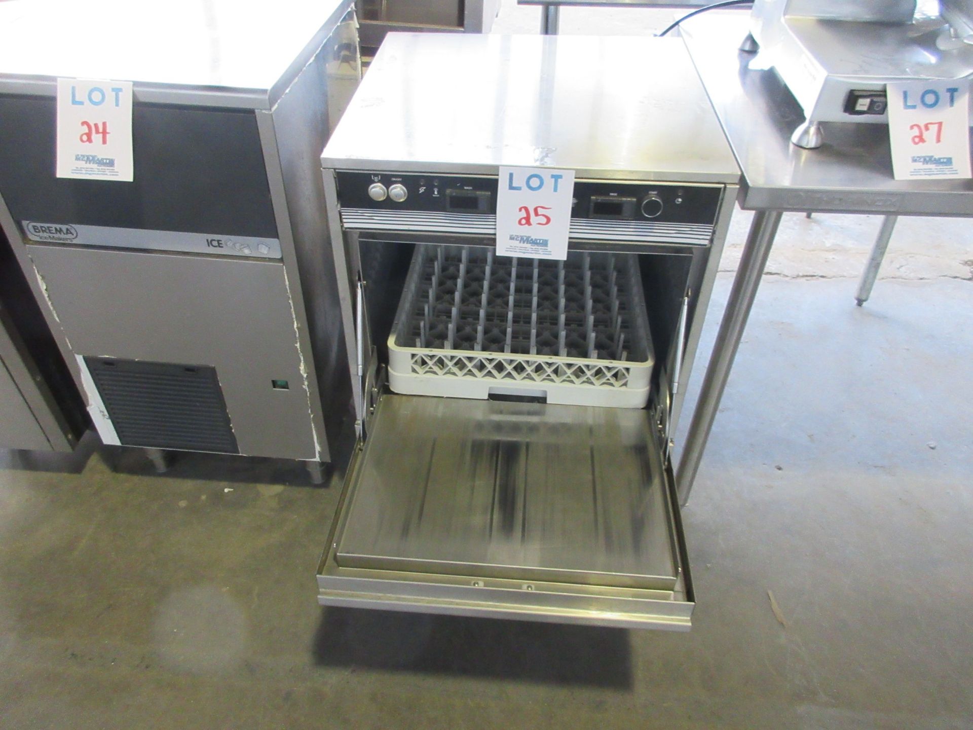 JET-TECH High temperature under-counter dishwasher. 220V. (Mod: F-18DP) Approx. (24”w x 24”d x 34” - Image 2 of 2