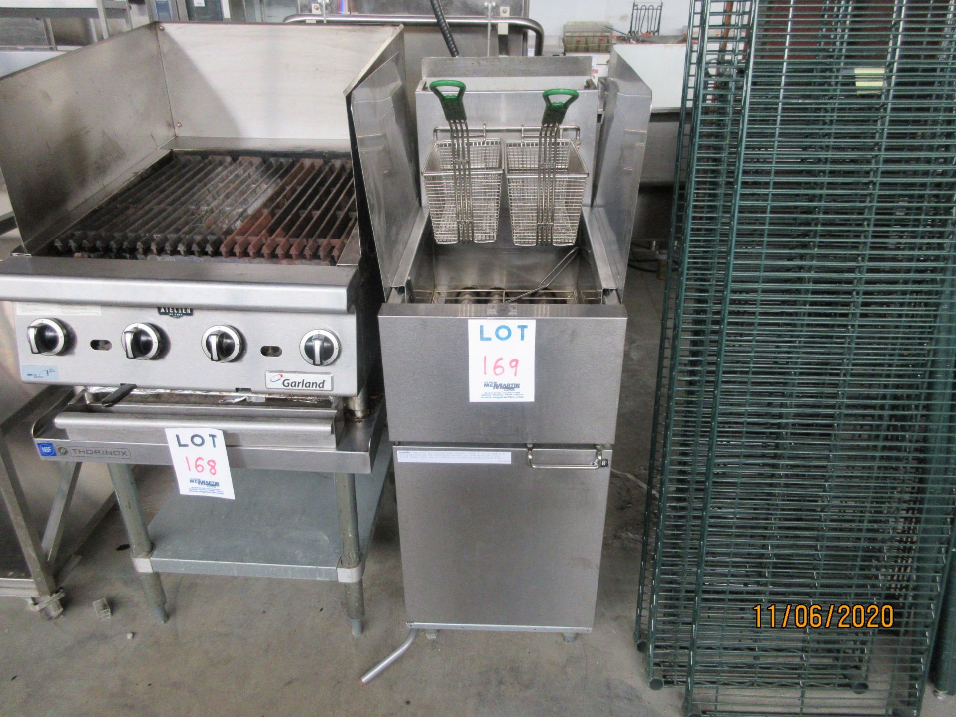 DEAN gas fryer w/ (2) baskets (mod: SR42GN)