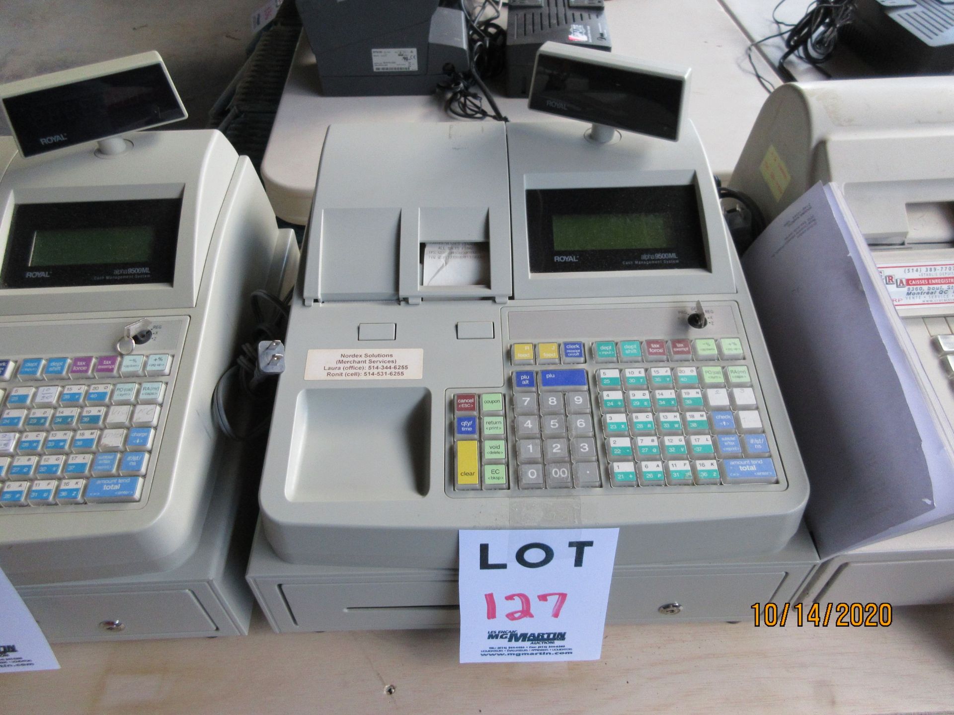 ROYAL cash management system (mod: alpha9500ML)