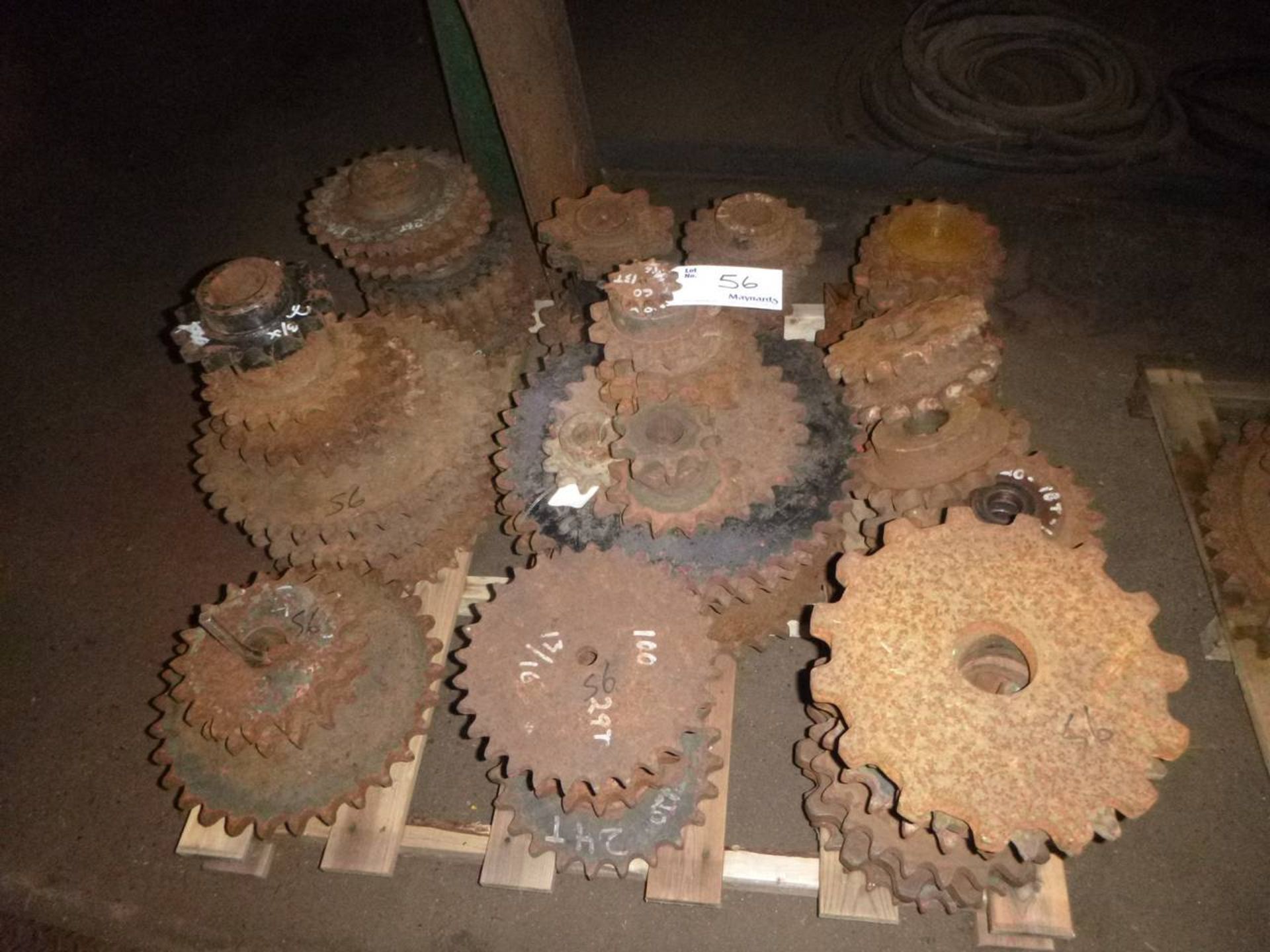 Pallet of sprockets