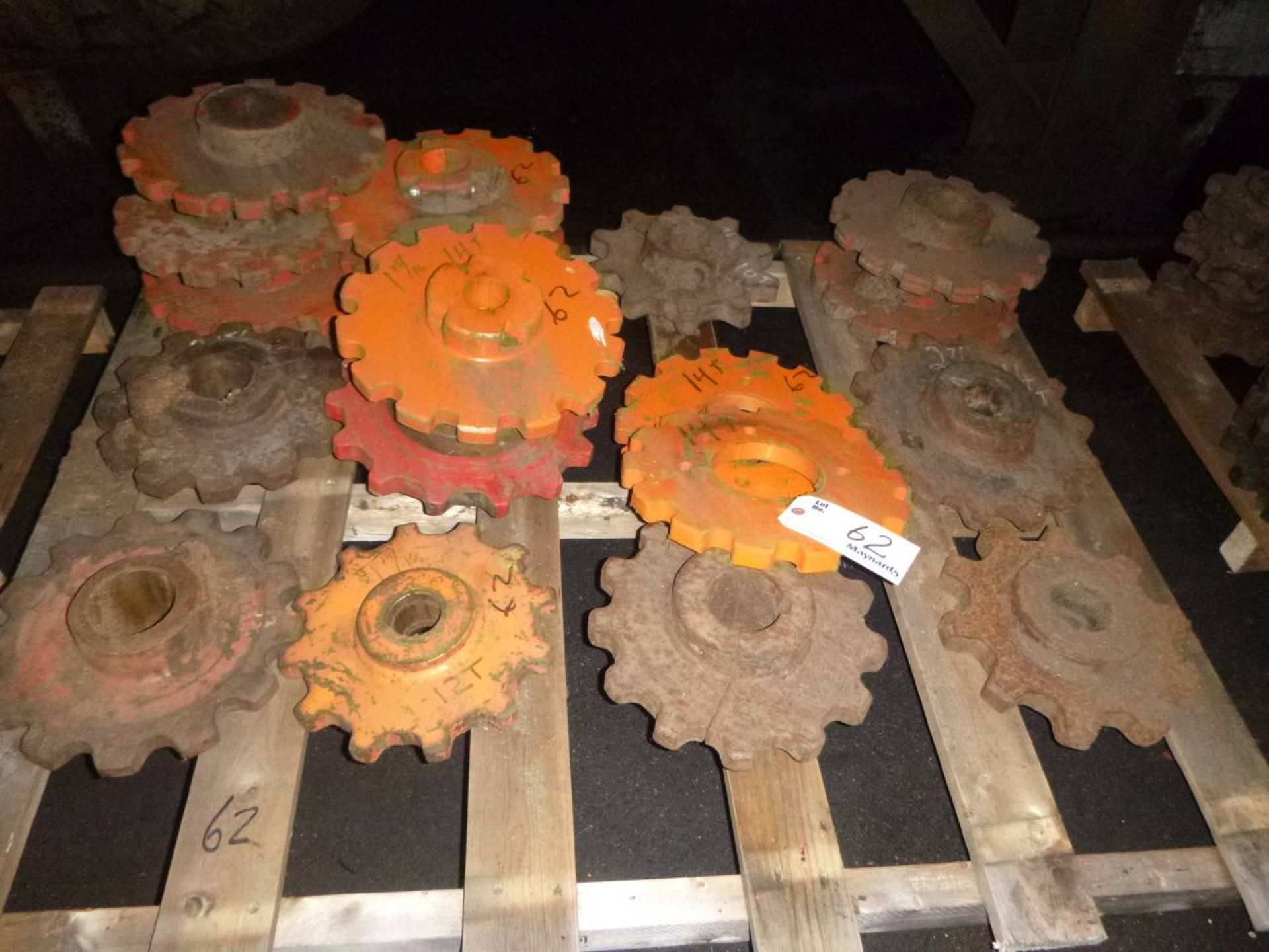 Pallet of sprockets