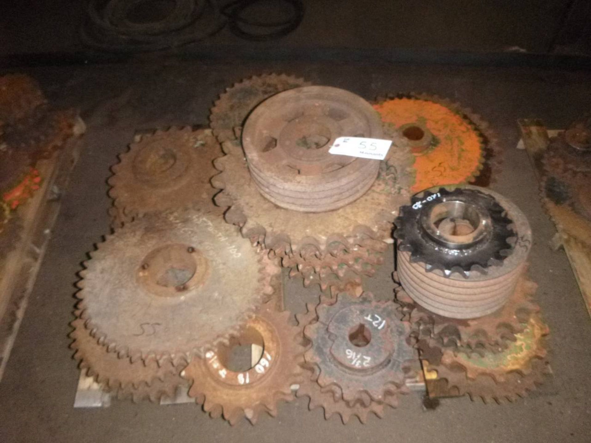 Pallet of sprockets