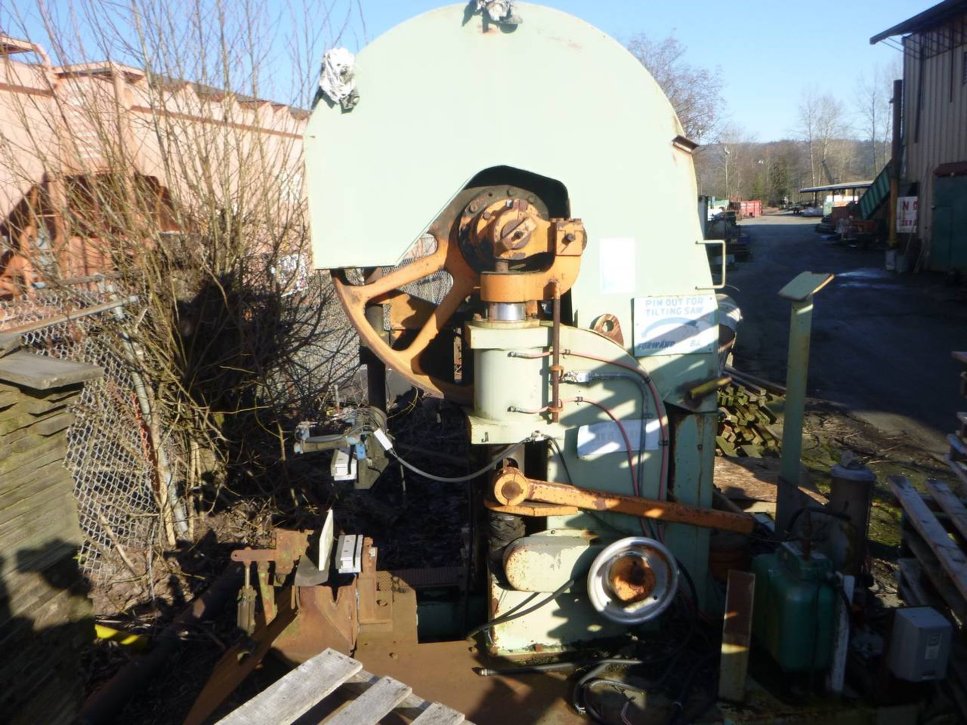 1972 Letson Burpee 5' Double colum, mechanical strain resaw, - Image 2 of 2