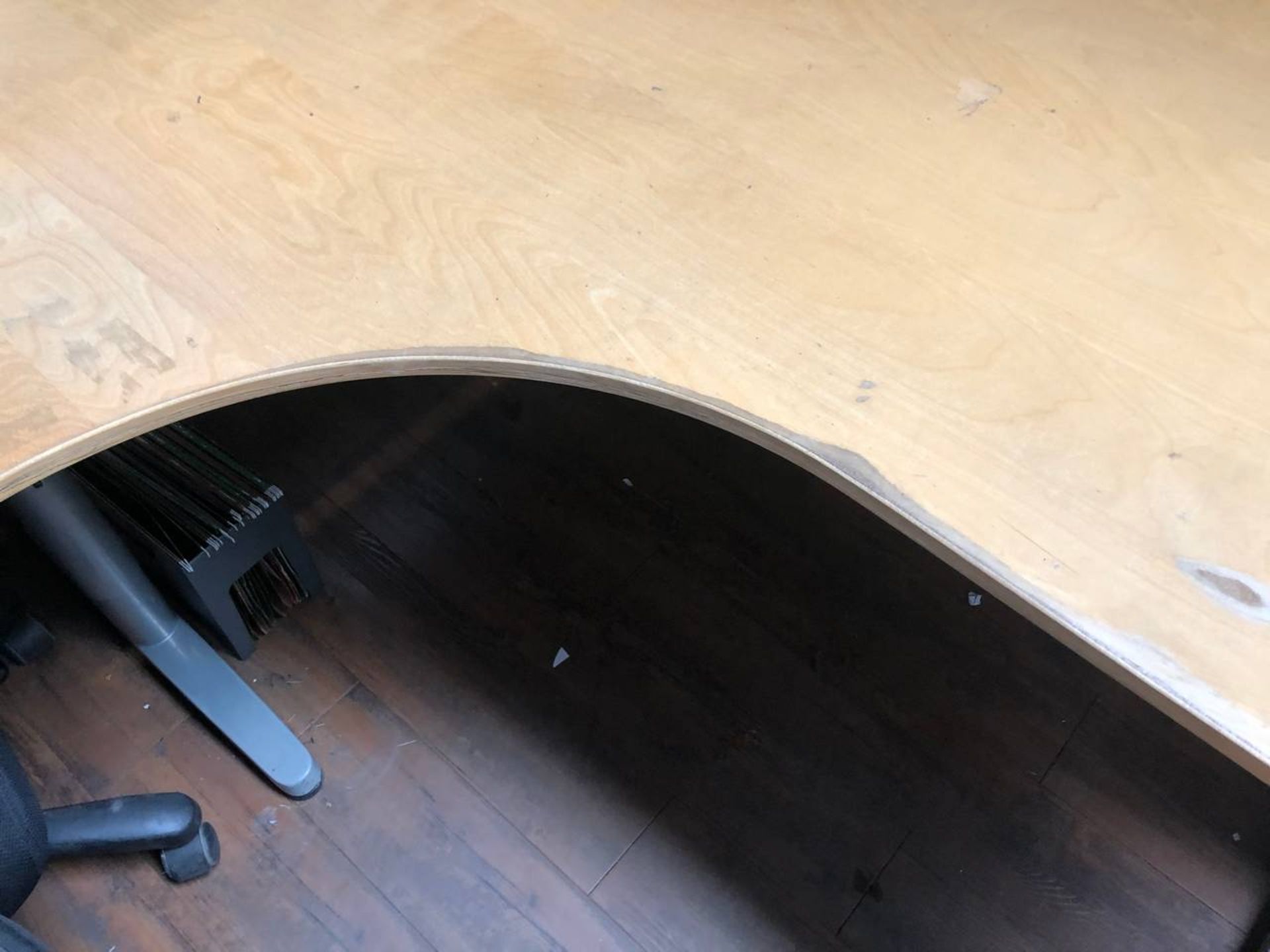 Ikea corner maple desk, - Image 4 of 4