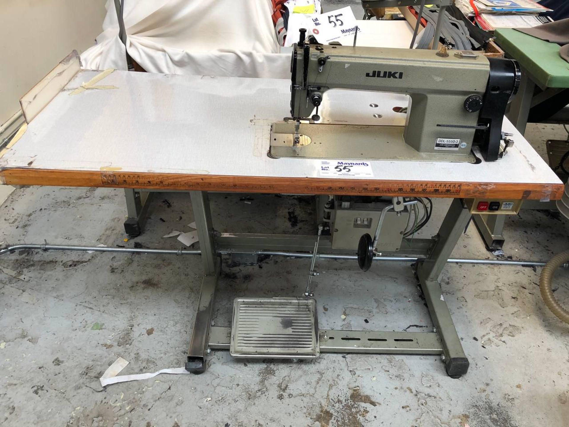 Juki DDL-5550-3 Single needle sewing machine,