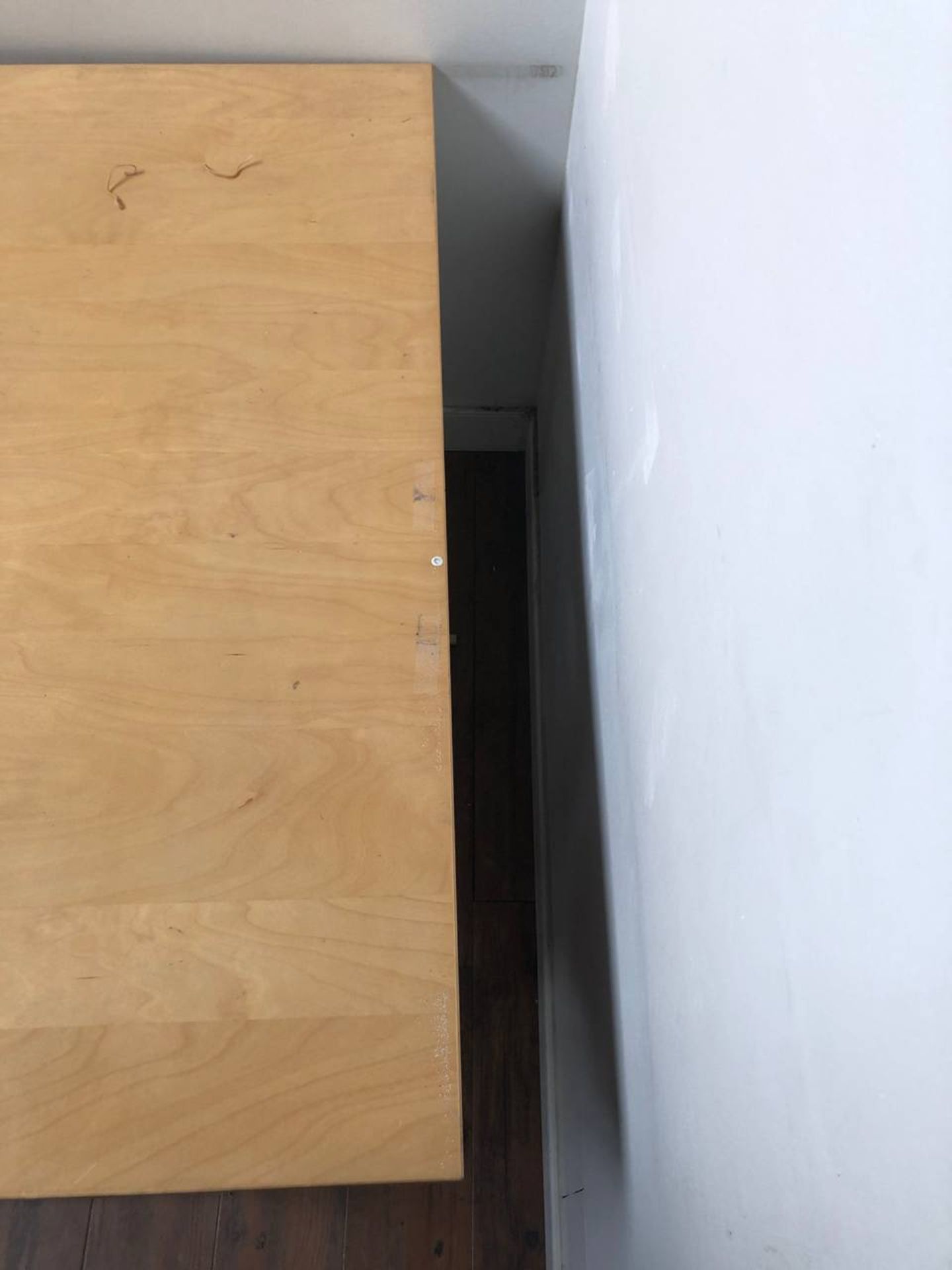 Ikea corner maple desk, - Image 4 of 4