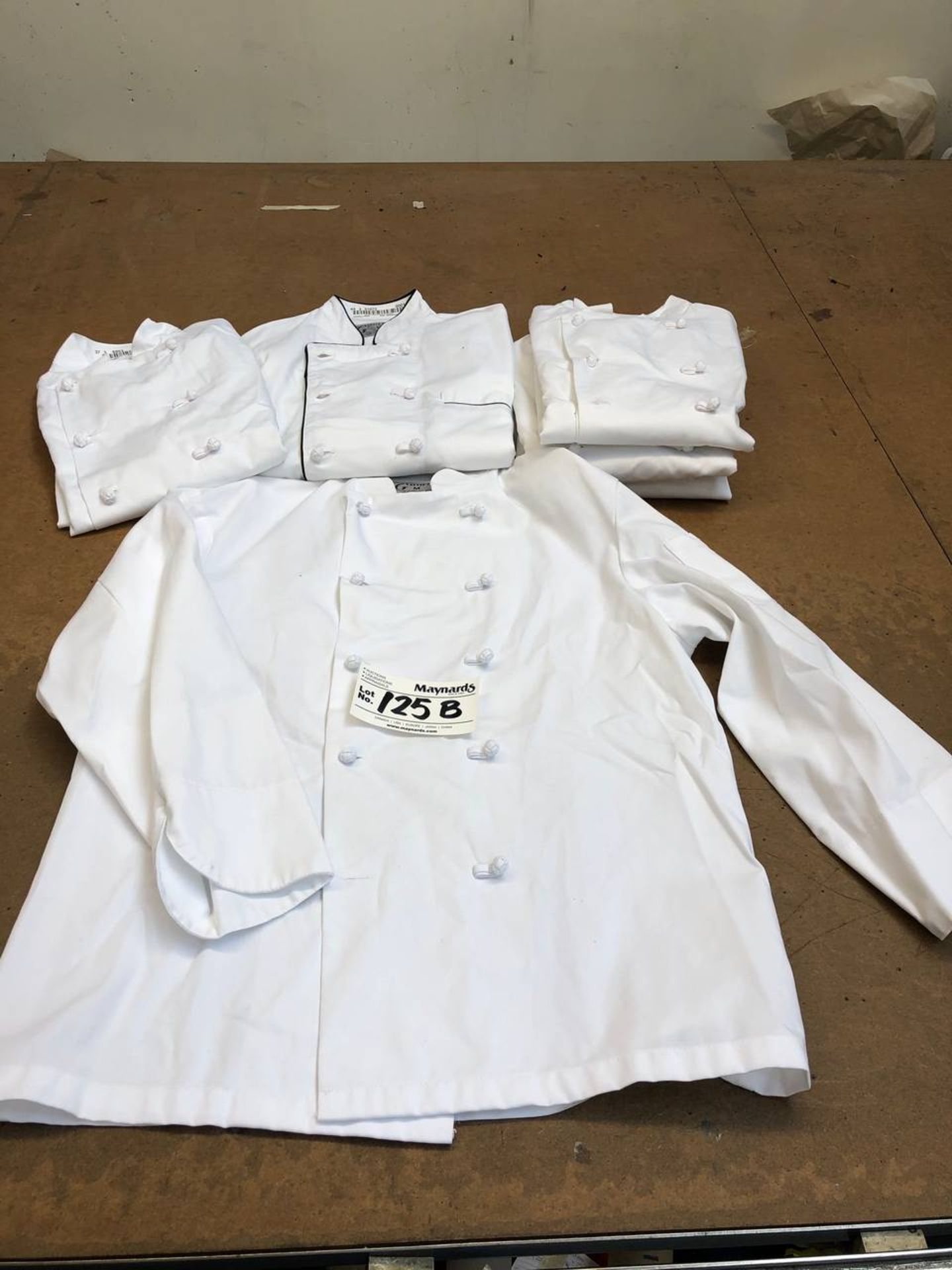 Lot of chefs uniforms,