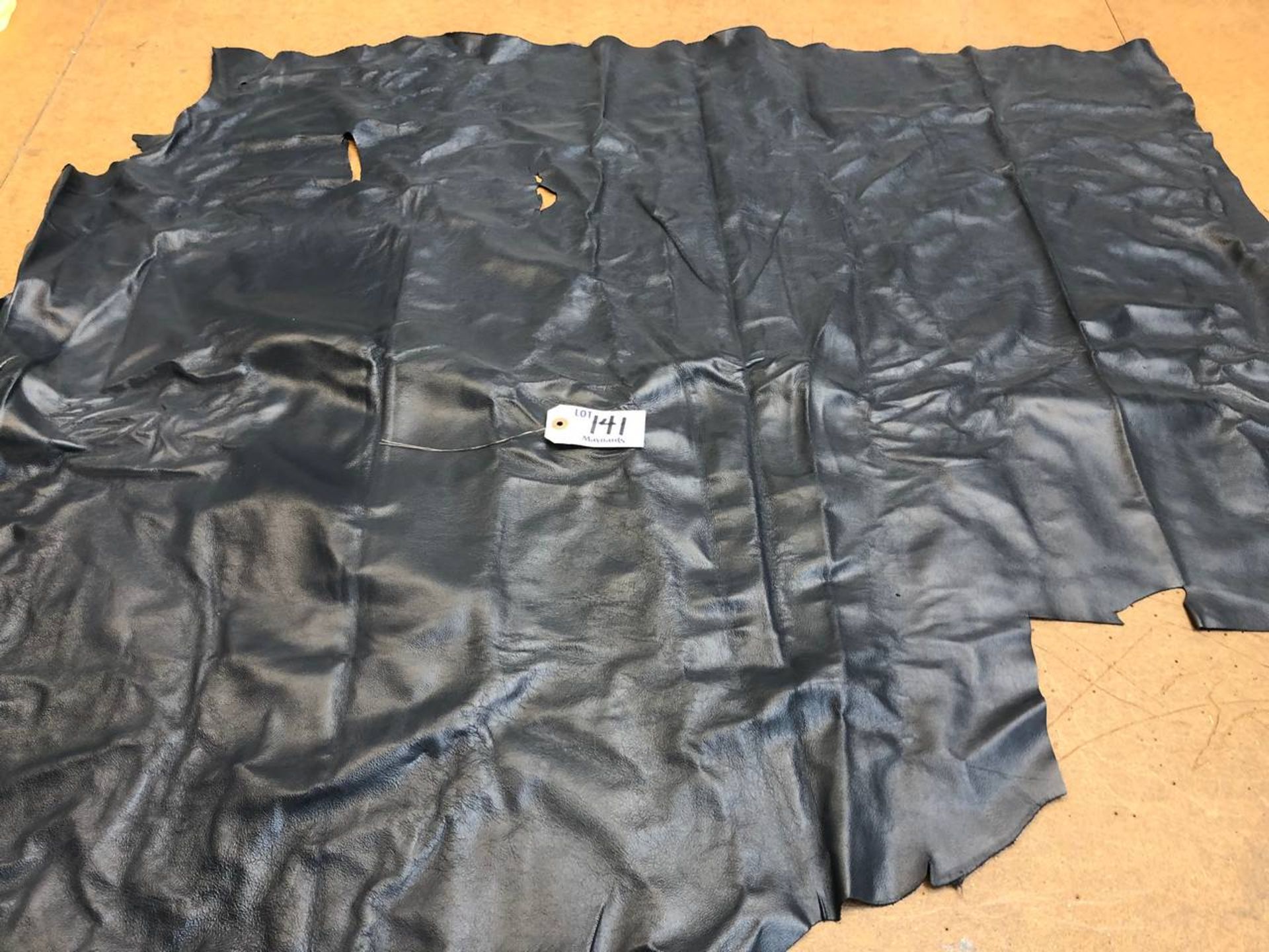 Lot of (2) leather skins