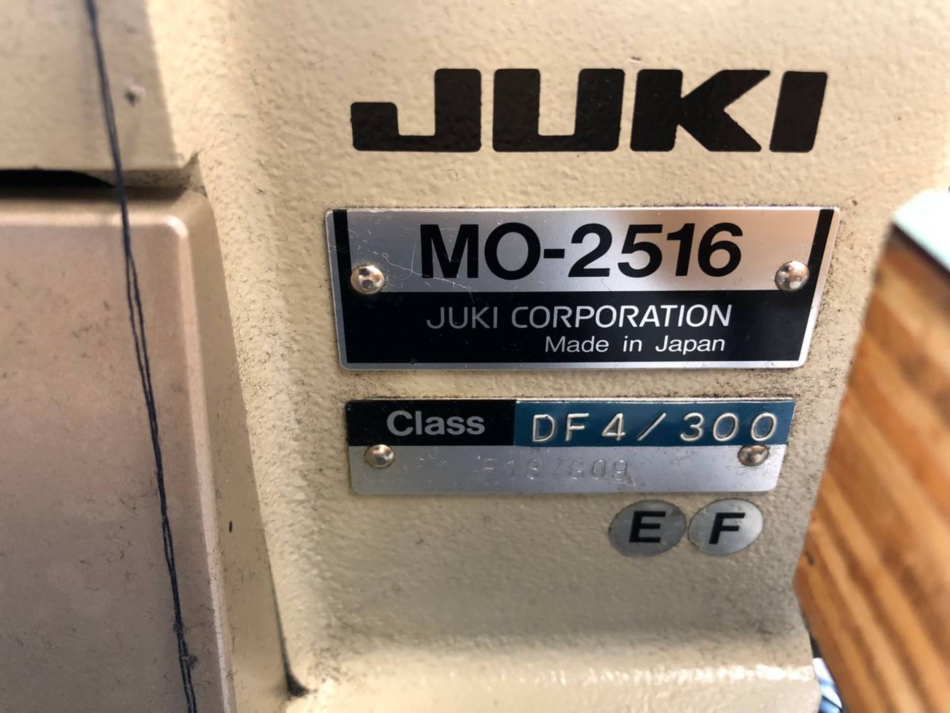 Juki MO-2516 Serger, - Image 3 of 6