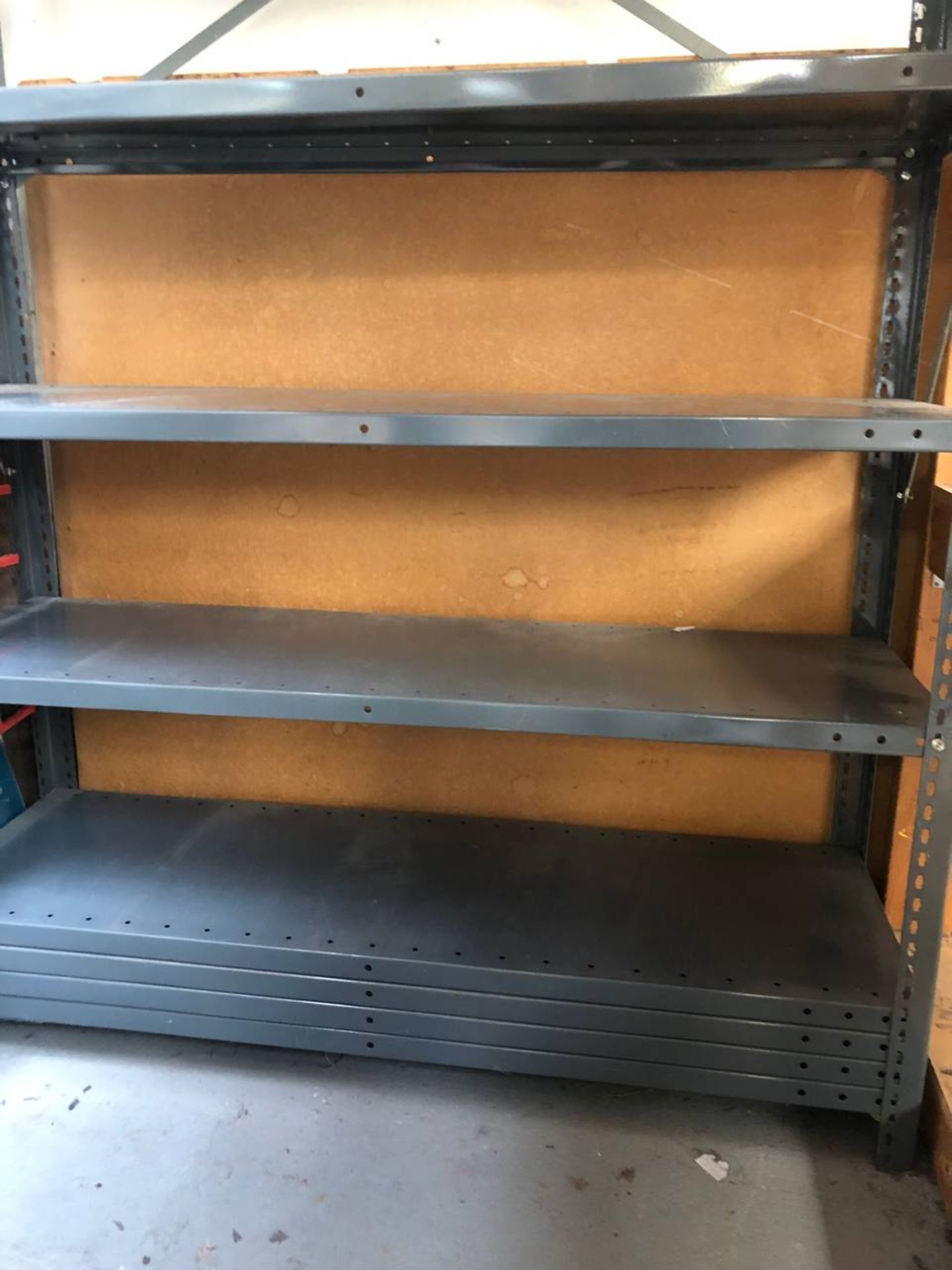 7' Metal shelving - Image 2 of 3